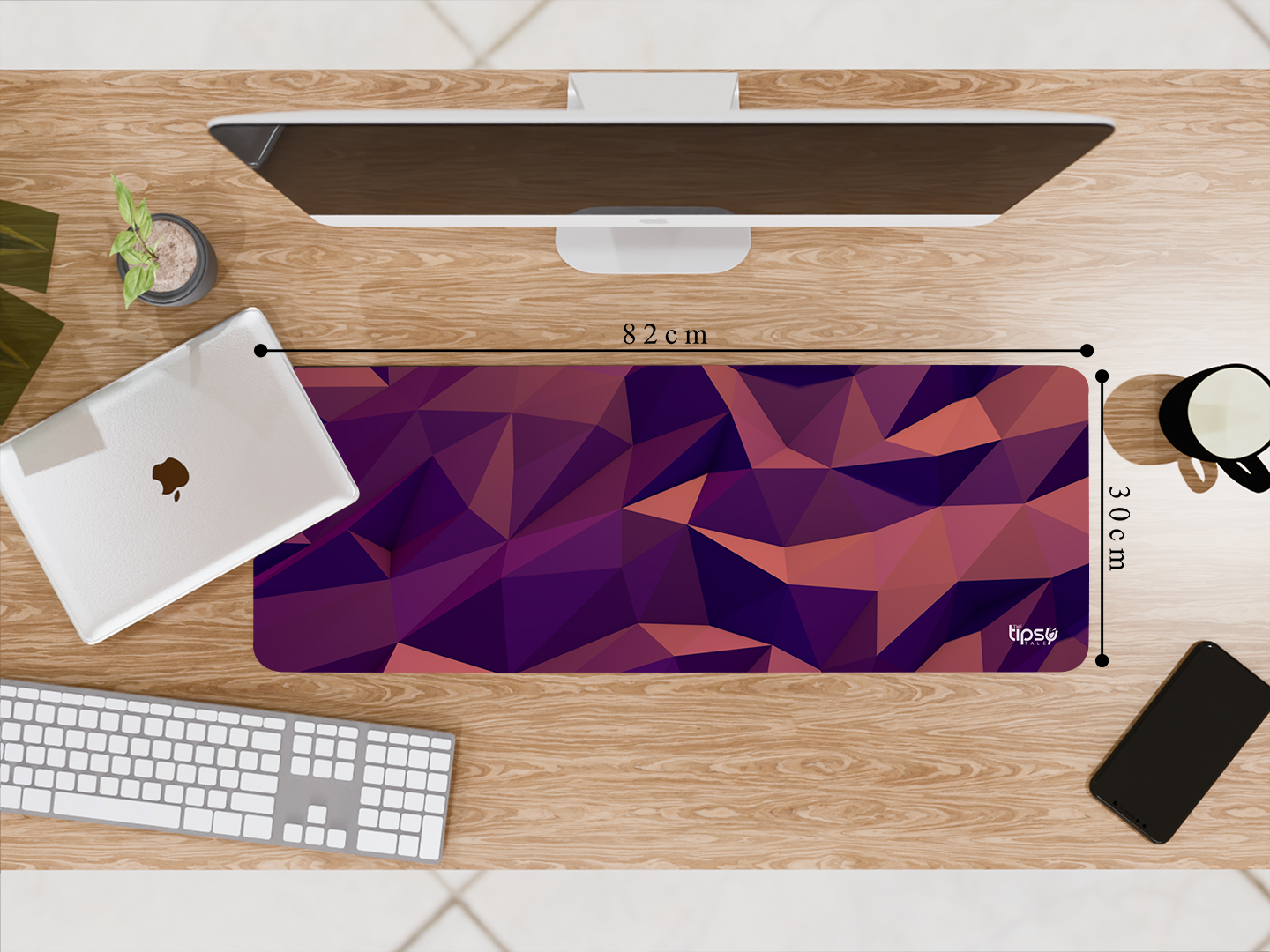 "VIOLET ABSTRACTION" Gaming Mousepad Elevate Your Gaming Experience