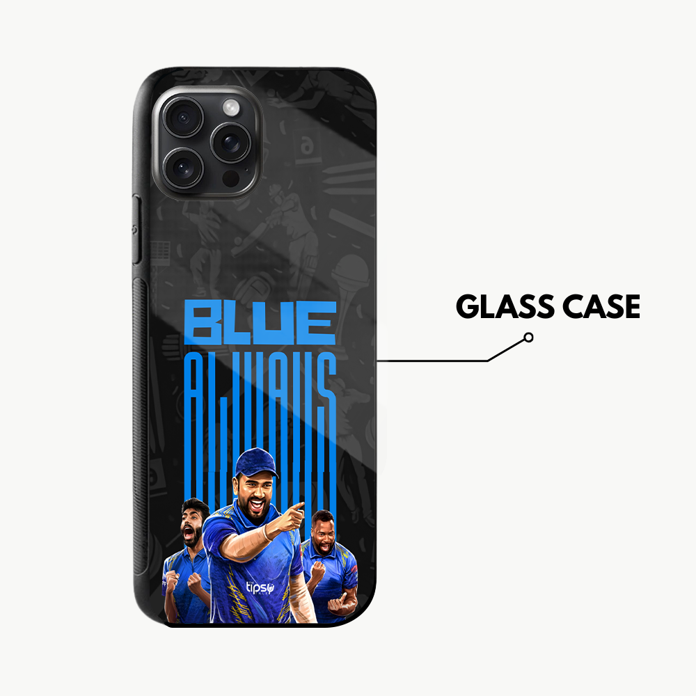 "ALWAYS BLUE - CRICKET FANDOM" -Mobile Covers Shock Resistant, Slim & Stylish Cases