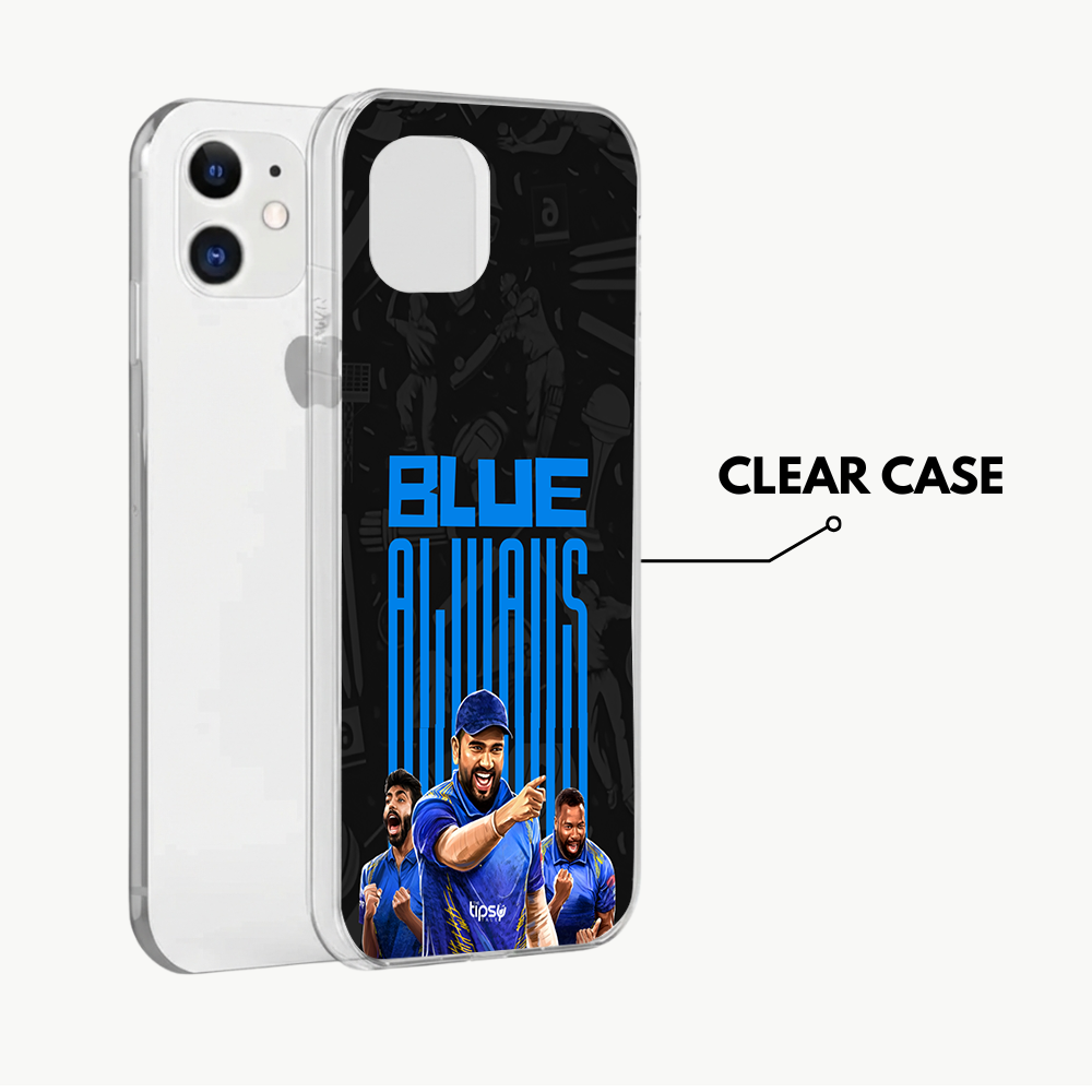 "ALWAYS BLUE - CRICKET FANDOM" -Mobile Covers Shock Resistant, Slim & Stylish Cases
