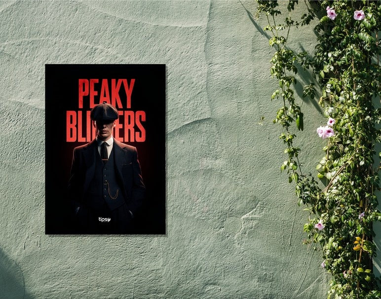 "PEAKY BLINDERS WILL BE BACK" -Shiny & Sturdy Metallic Poster Art That Pops & Sticks