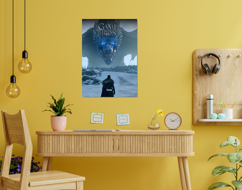 "1 V 1 - GOT" -Shiny & Sturdy Metallic Poster Art That Pops & Sticks