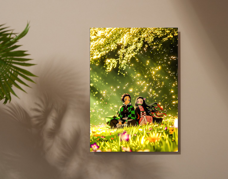 "VACATION MODE ON" -Shiny & Sturdy Metallic Poster Art That Pops & Sticks
