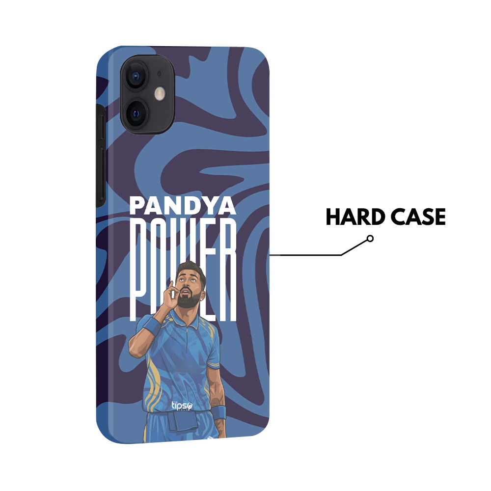"PANDYA POWER - CRICKET FANDOM" -Mobile Covers Shock Resistant, Slim & Stylish Cases