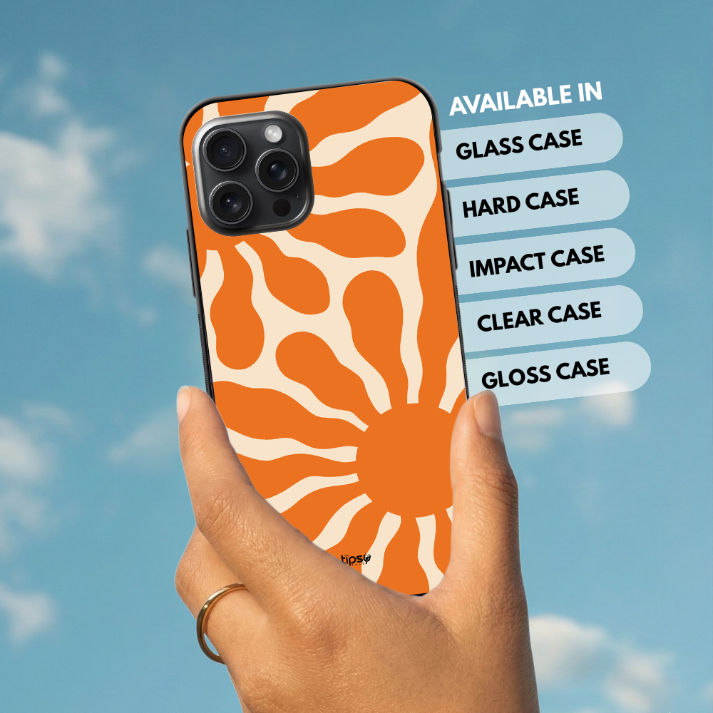 "WAVY SUN" -Mobile Covers Shock Resistant, Slim & Stylish Cases