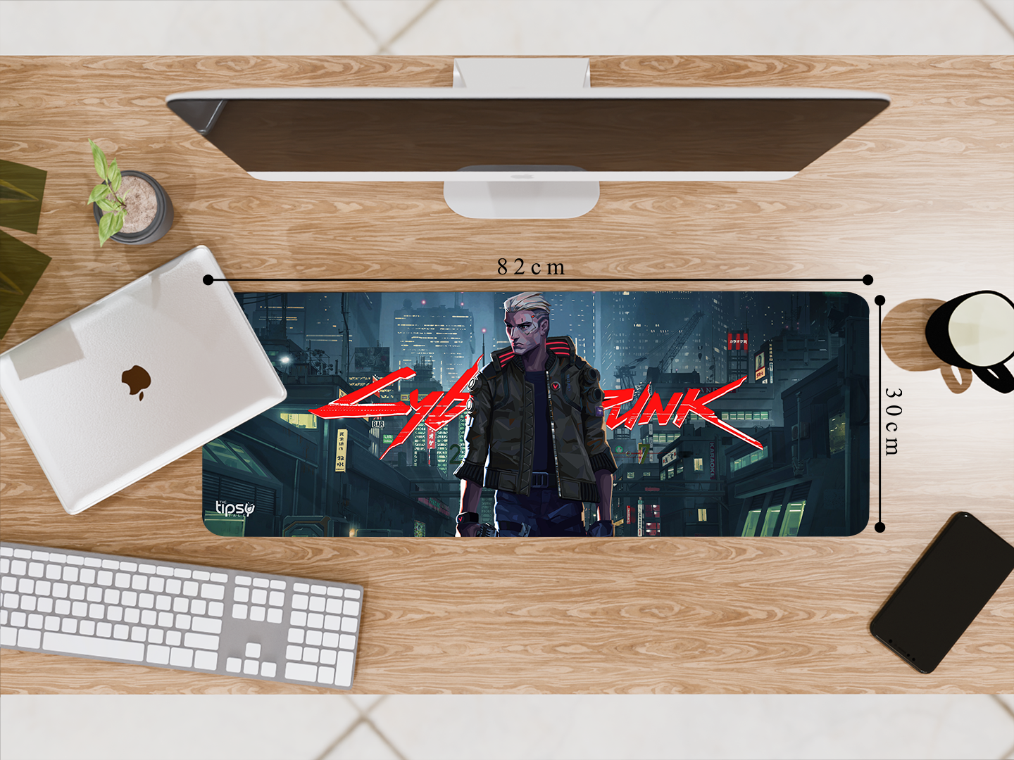 "CYBERPUNK Bold- Gaming" Mousepad Elevate Your Gaming Experience