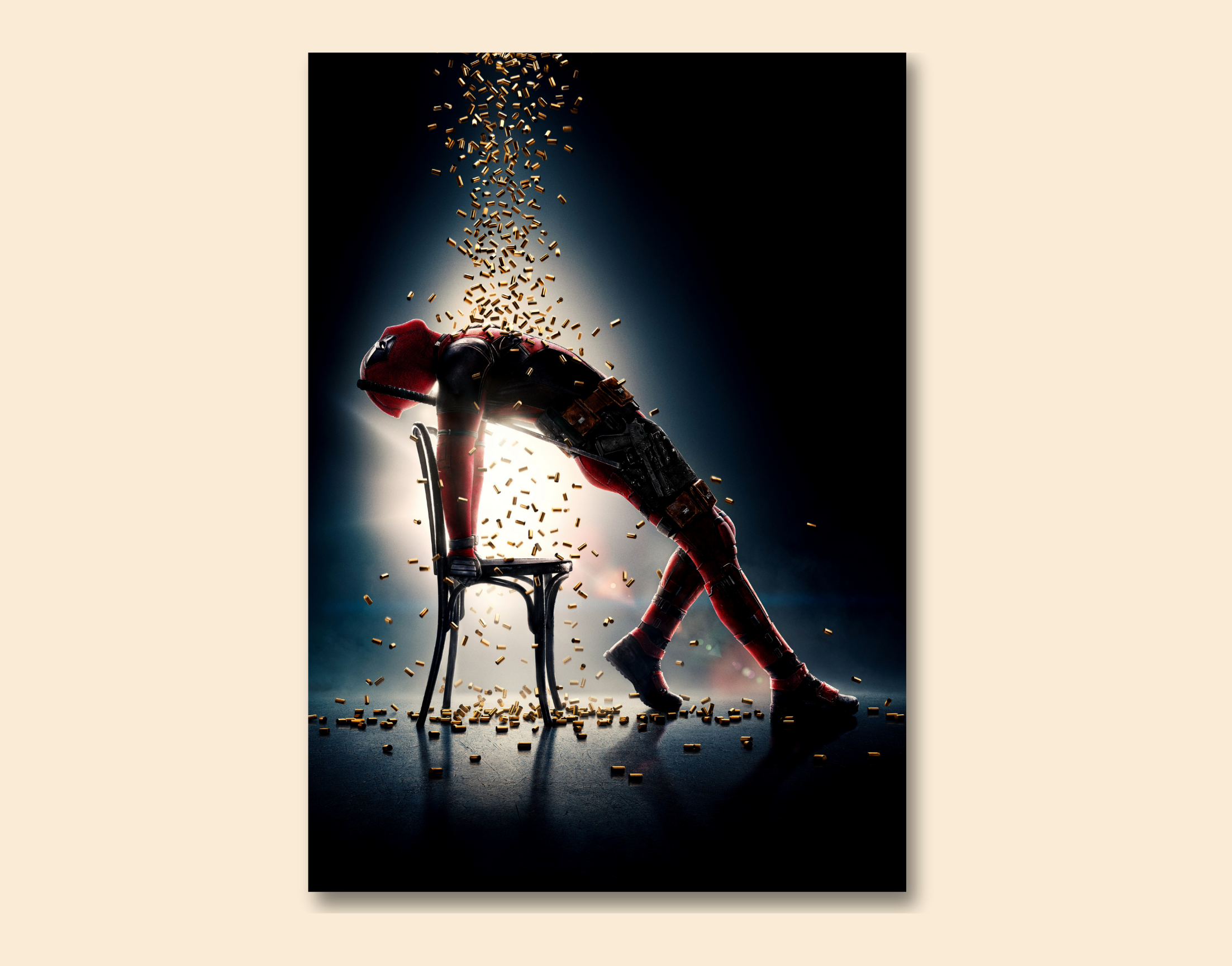 "DEADPOOL: THE DANCE"- Shiny & Sturdy Metallic Poster Art That Pops & Sticks (Literally!)