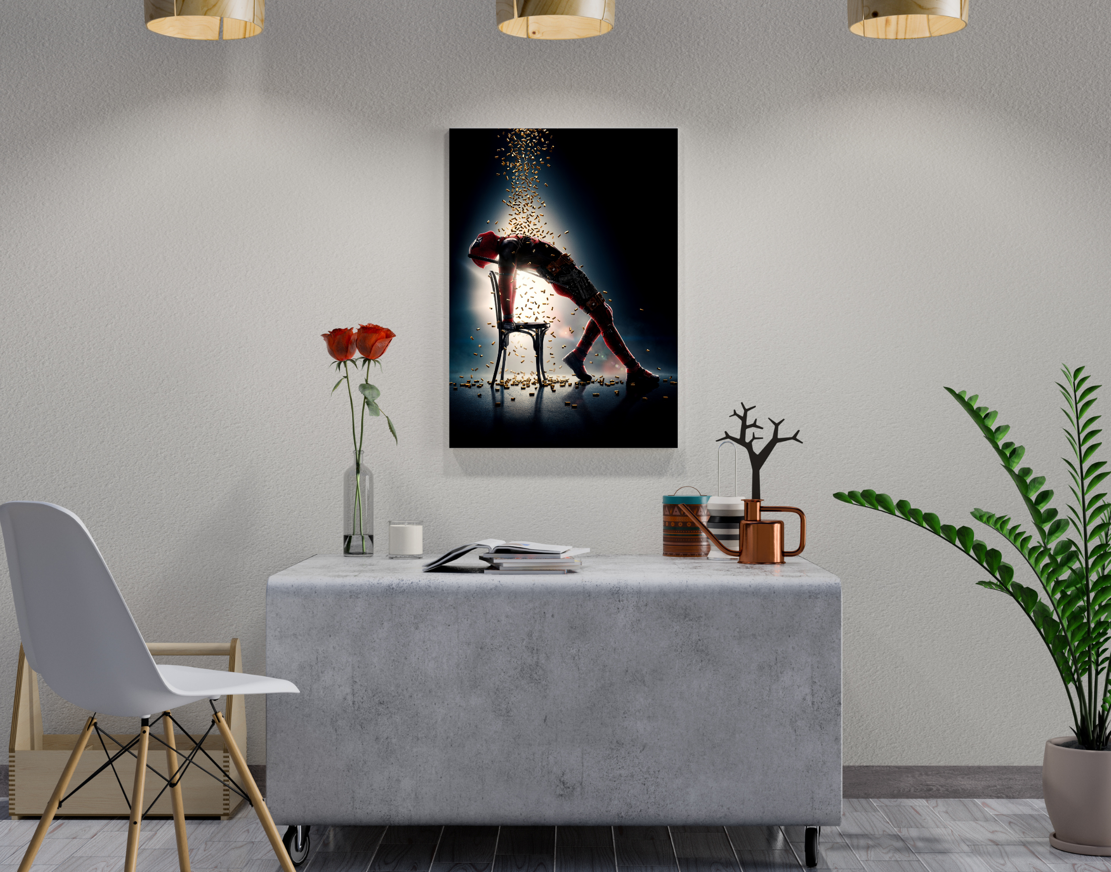 "DEADPOOL: THE DANCE"- Shiny & Sturdy Metallic Poster Art That Pops & Sticks (Literally!)