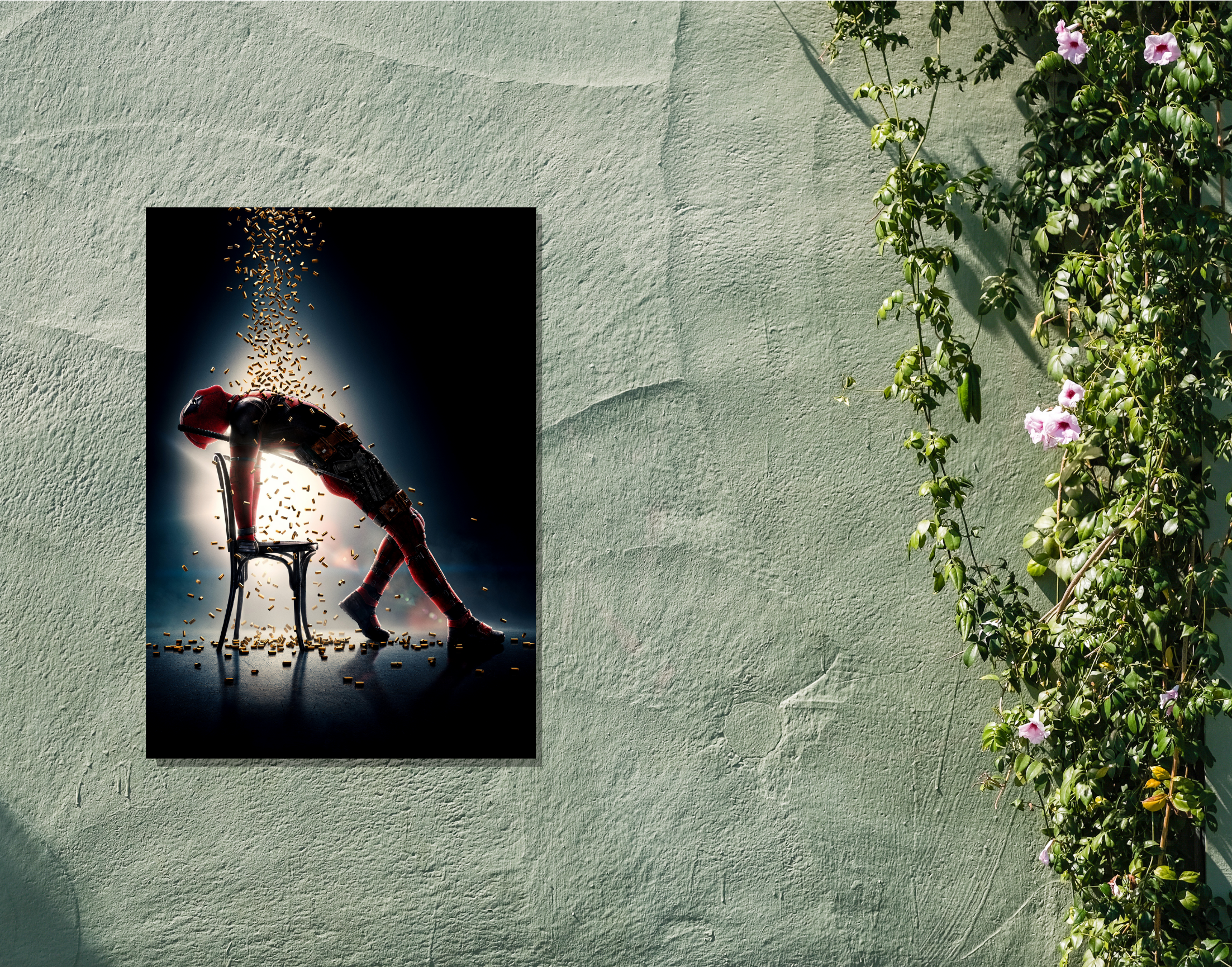 "DEADPOOL: THE DANCE"- Shiny & Sturdy Metallic Poster Art That Pops & Sticks (Literally!)