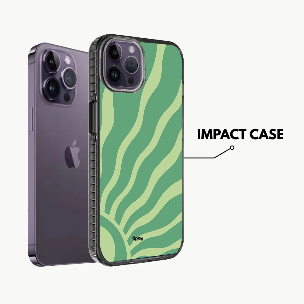 "WAVY SUN GREEN LIGHT" -Mobile Covers Shock Resistant, Slim & Stylish Cases