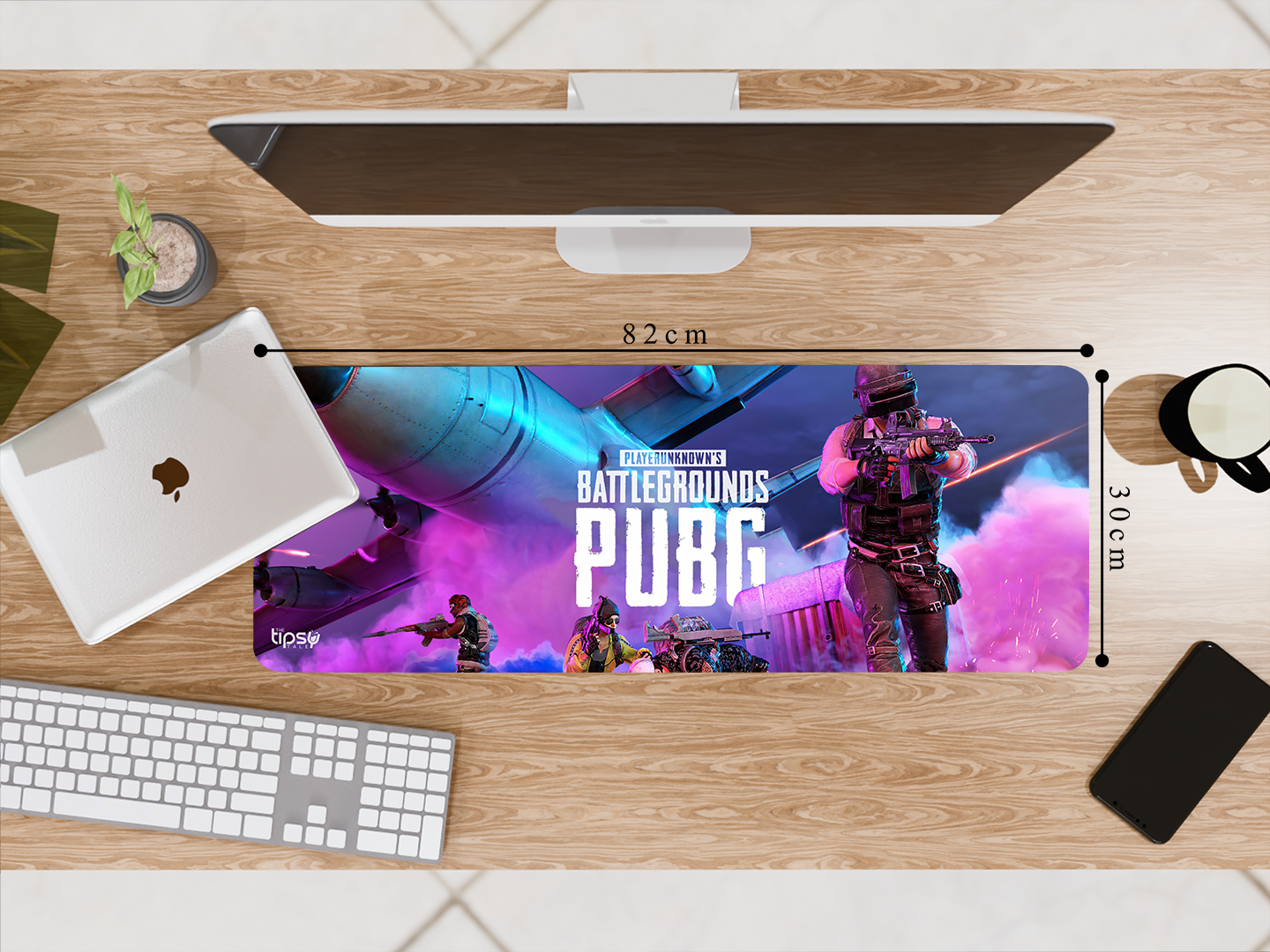 "PUB-G : Gaming" Mousepad Elevate Your Gaming Experience