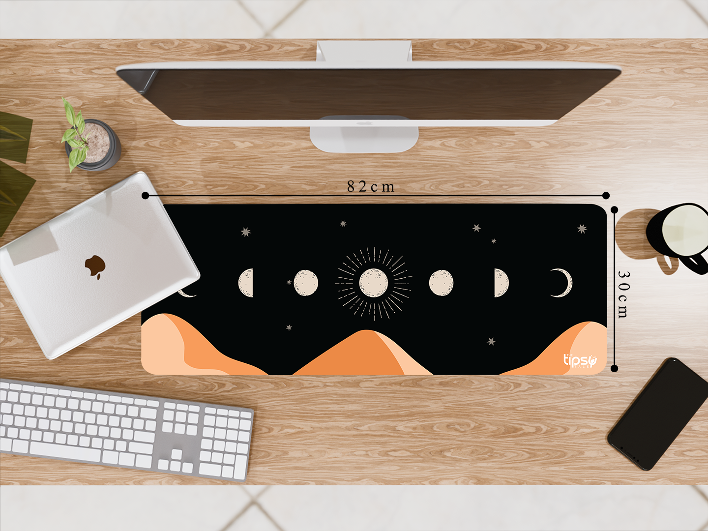 "Moon Phases" Gaming Mousepad Elevate Your Gaming Experience