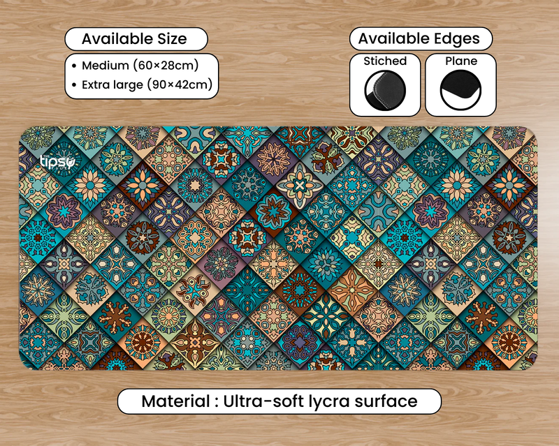 A Gift That Matches Their Energy -Abstract Version- Poster + Deskmat + Laptop Sleeve (COMBO)