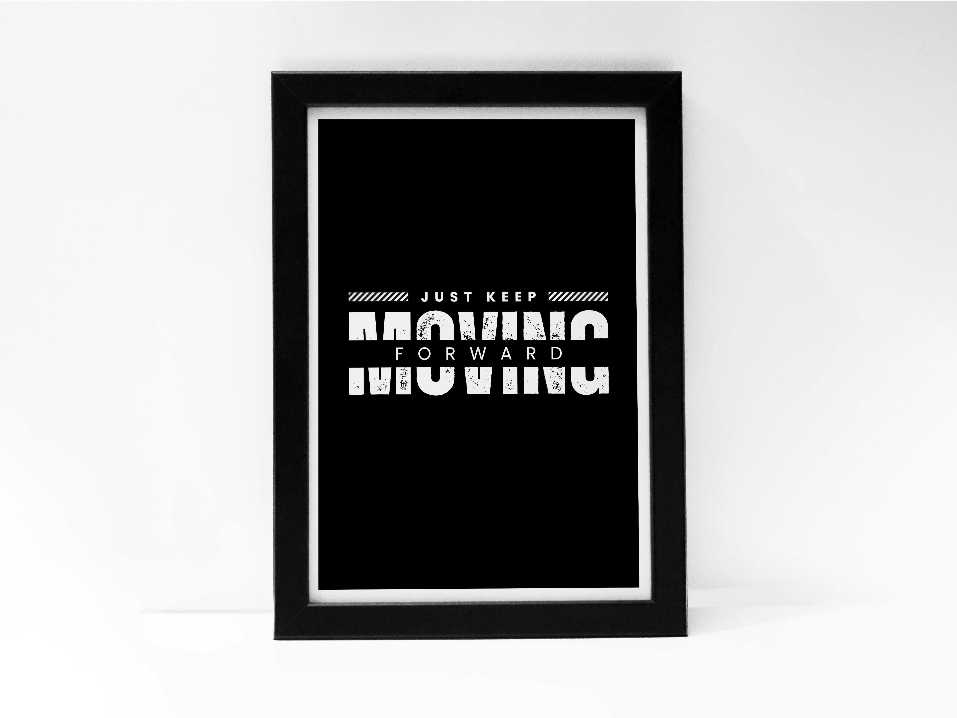 "JUST KEEP MOVING: DORY MOTIVATIONAL" Poster: Add a Touch of Personality to Your Space