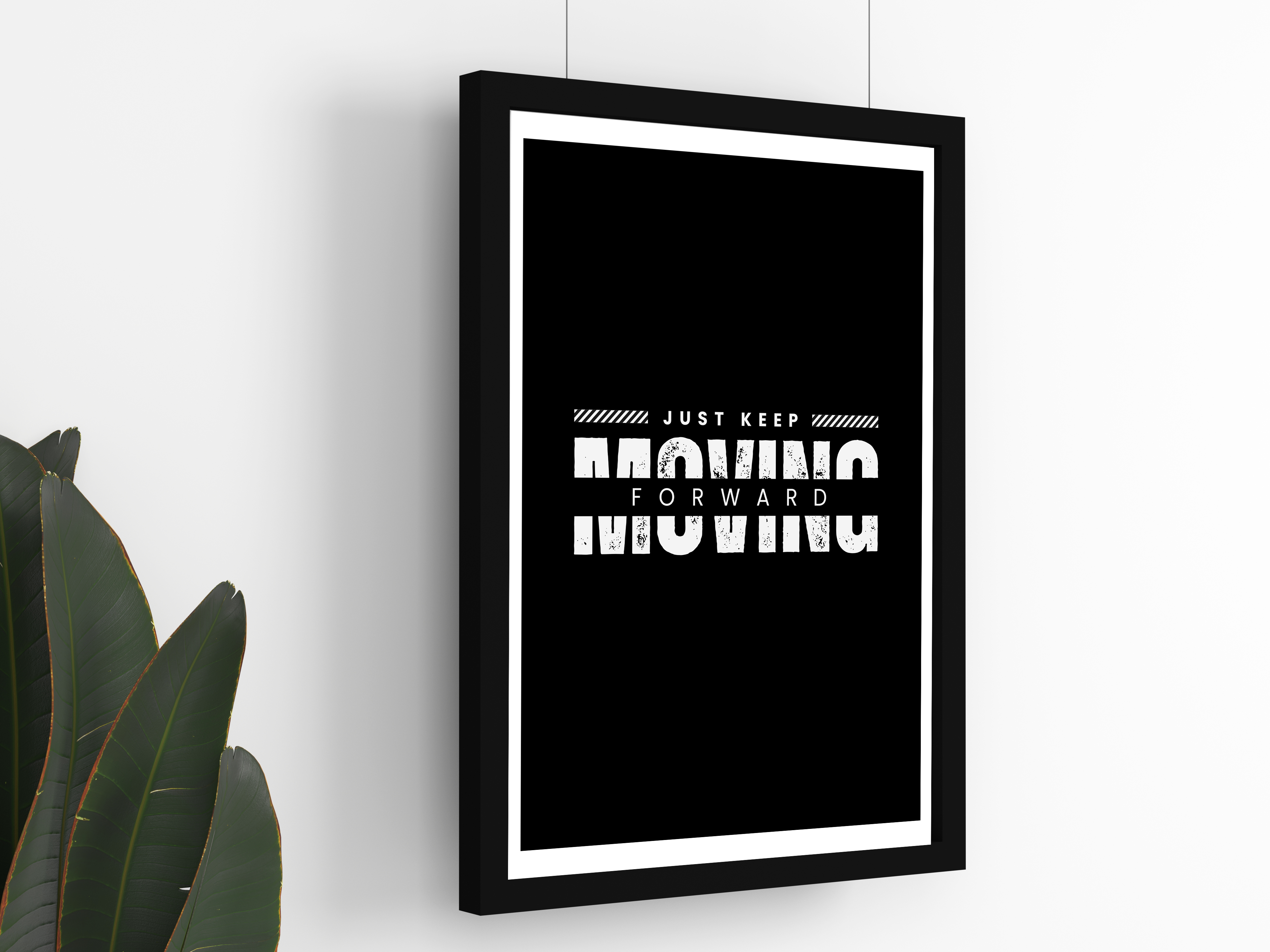 "JUST KEEP MOVING: DORY MOTIVATIONAL" Poster: Add a Touch of Personality to Your Space