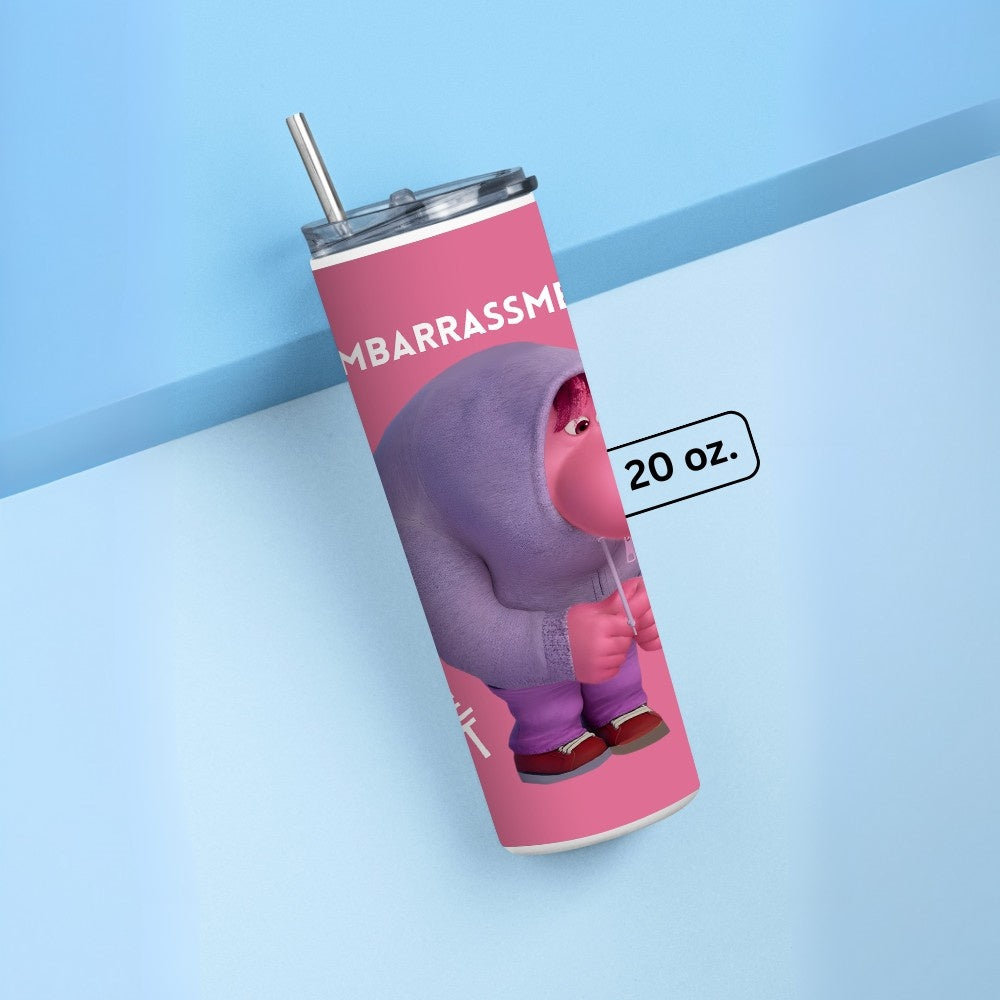 "Insight Out : Embarrassment" Tumbler with Metal Straw