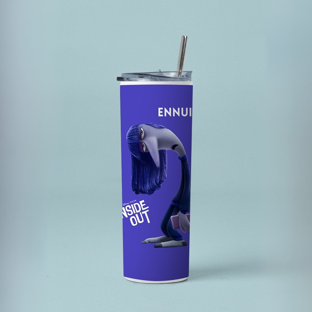 "Insight Out : Ennui" Tumbler with Metal Straw