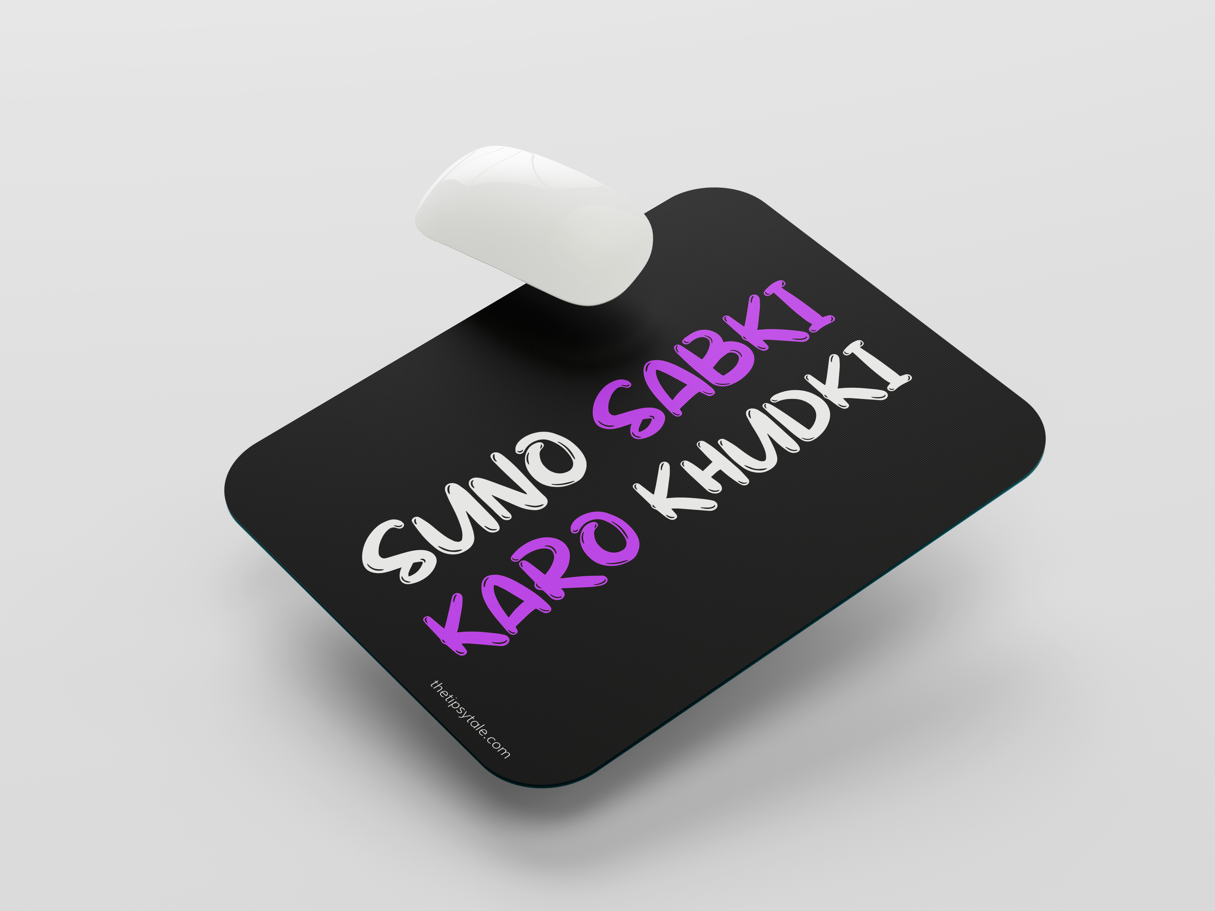 "SUNO SABKI KARO,KHUDKI-WOMEN'S EDITION" Mousepad Enhance Your Workspace with Style