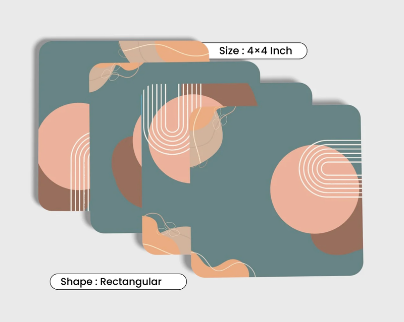 A Gift That Matches Their Energy -Abstract Vibe- Poster + Coaster + Mousepad + Diary (COMBO)