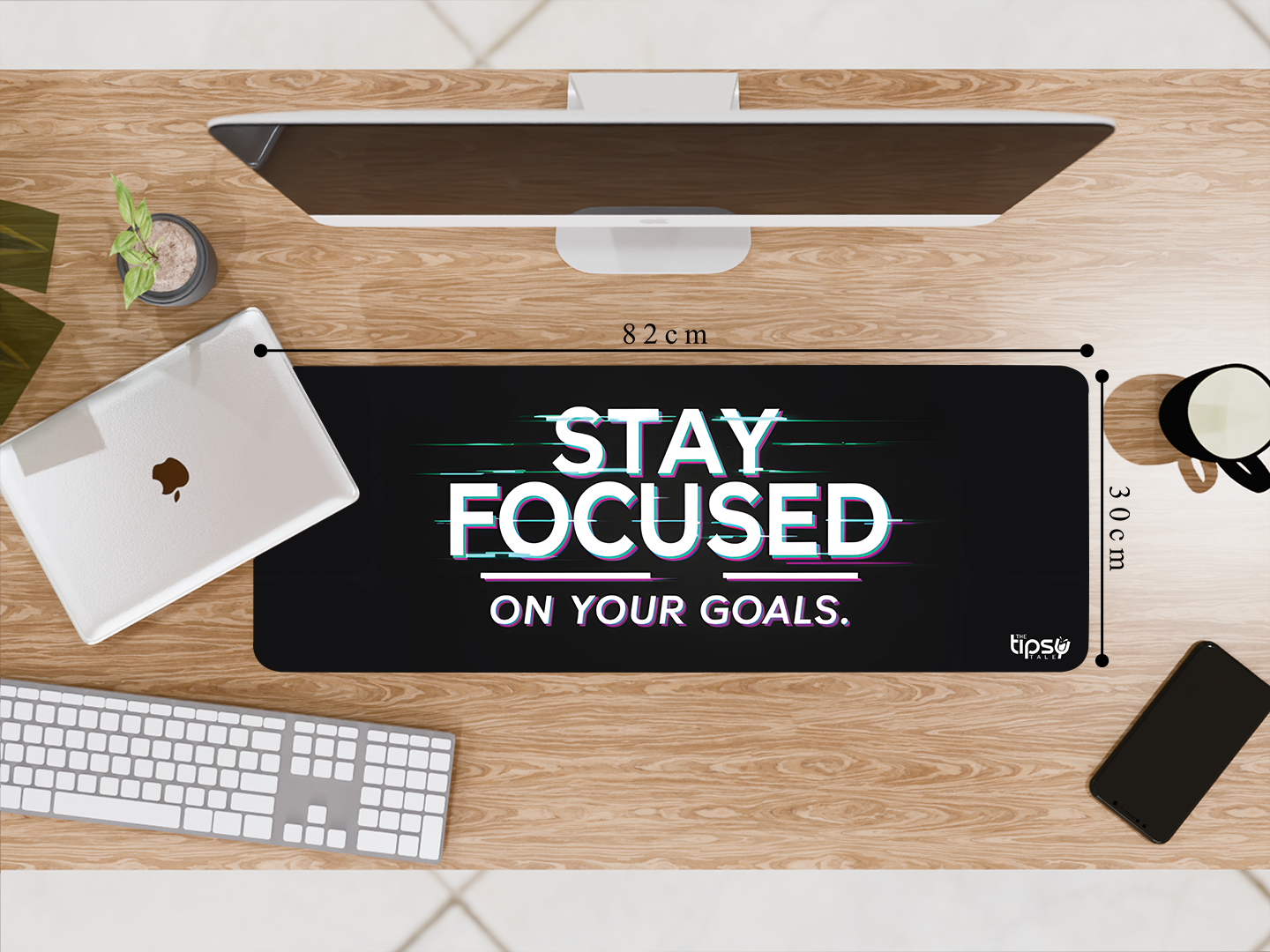 "Goal Focused" Gaming Mousepad Elevate Your Gaming Experience