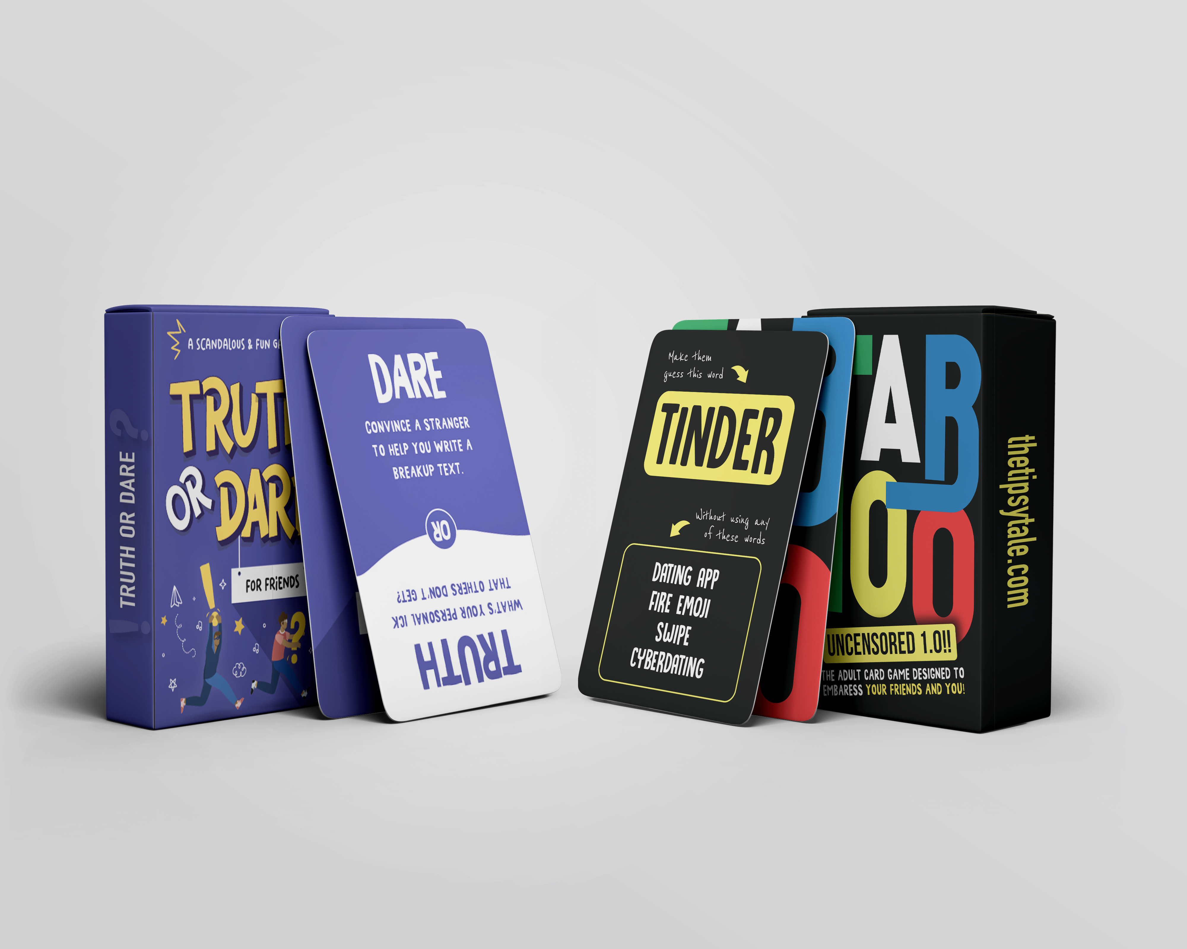 Truth & Dare + Taboo – Bold & Spicy Combo Pack for Parties