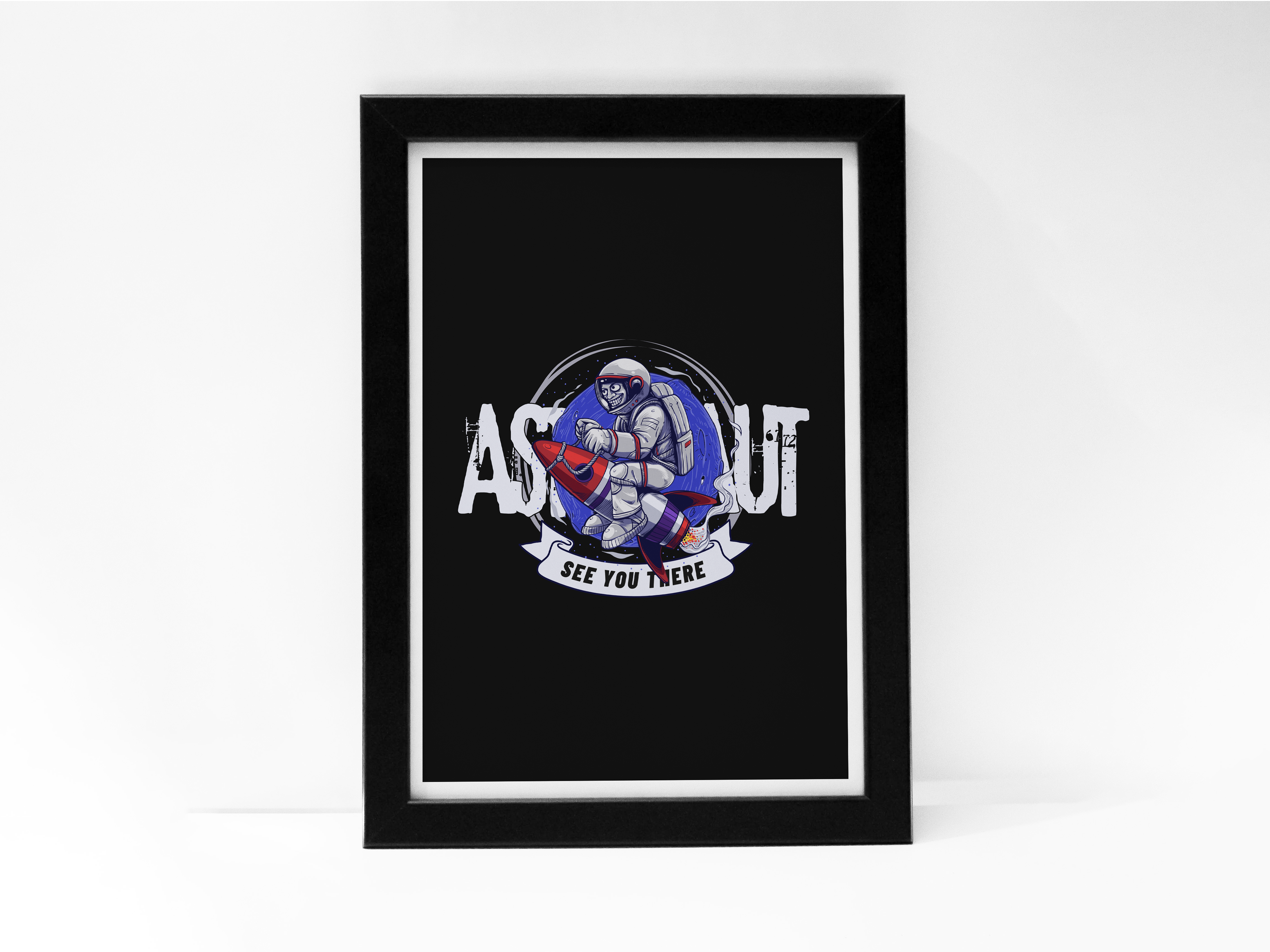 "SPACE ADVENTURE: SEE YOU THERE" Poster: Add a Touch of Personality to Your Space