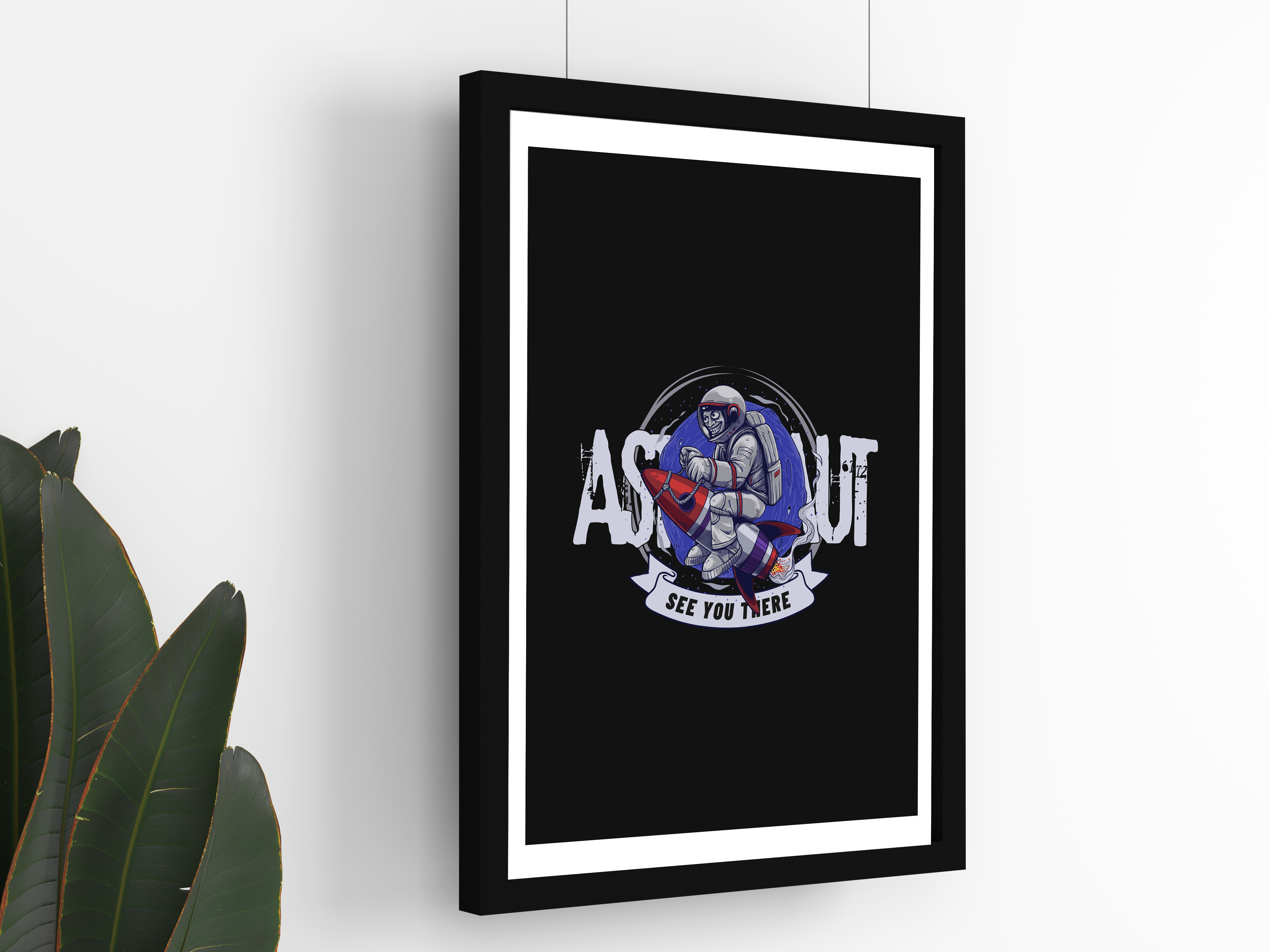 "SPACE ADVENTURE: SEE YOU THERE" Poster: Add a Touch of Personality to Your Space