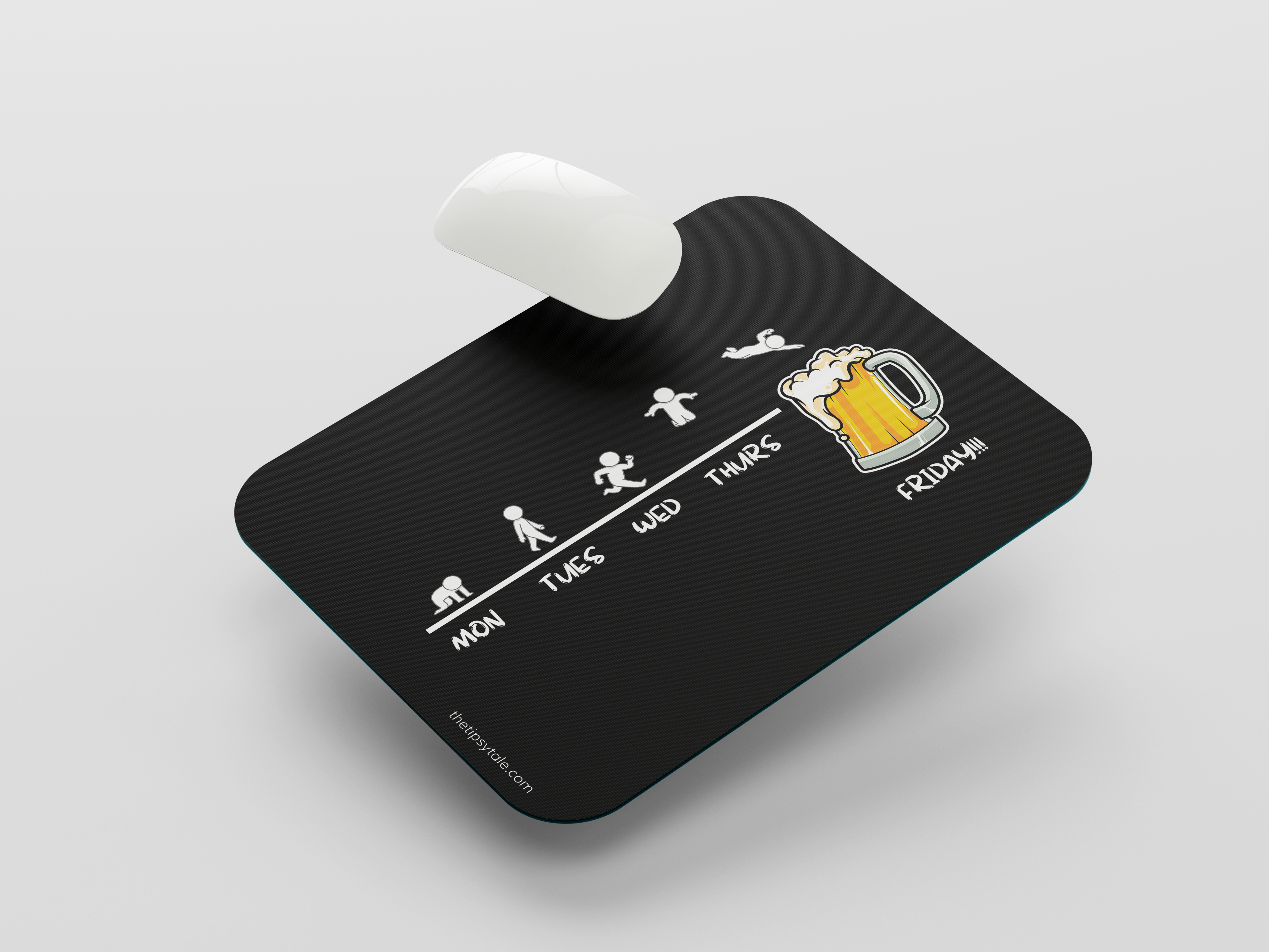 "Weekly Work Mode!" Mousepad Enhance Your Workspace with Style