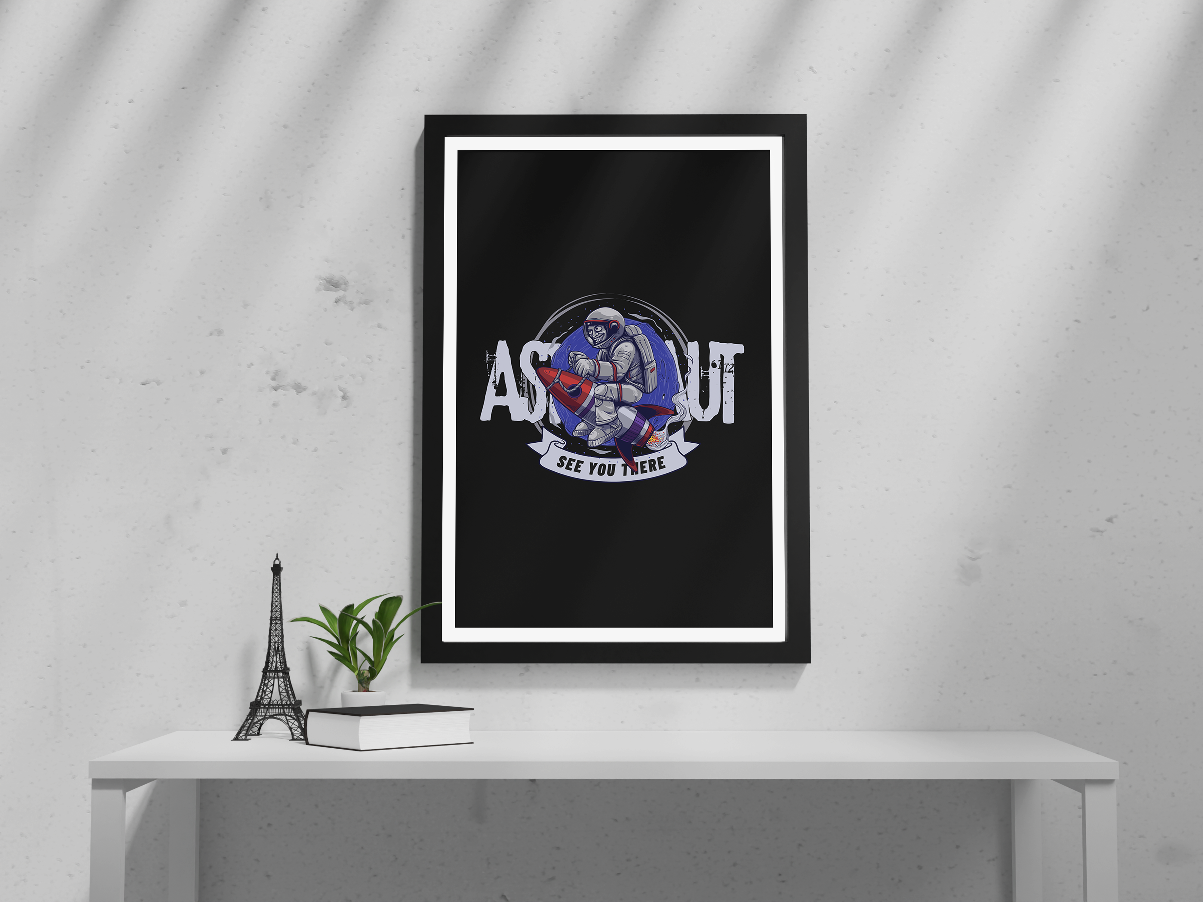 "SPACE ADVENTURE: SEE YOU THERE" Poster: Add a Touch of Personality to Your Space