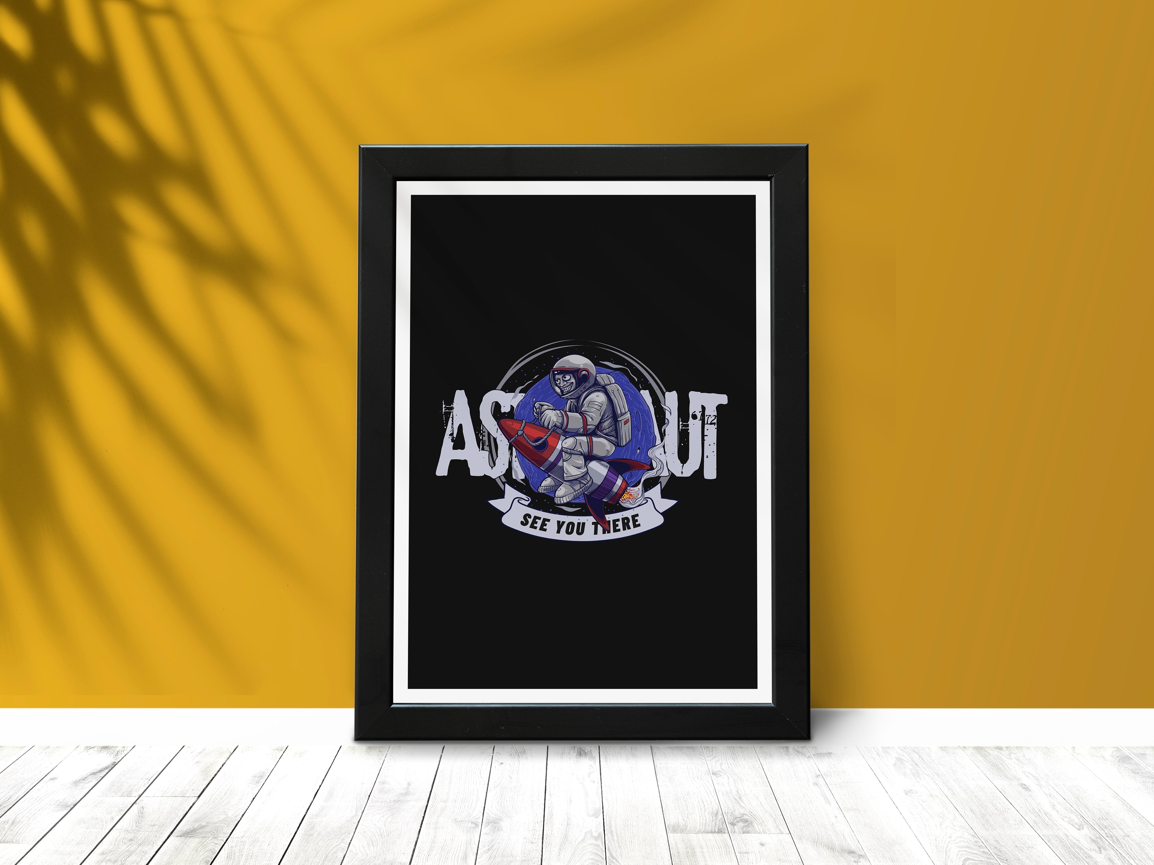 "SPACE ADVENTURE: SEE YOU THERE" Poster: Add a Touch of Personality to Your Space
