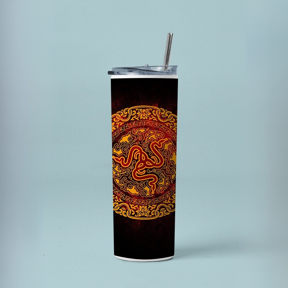 "Year of the Dragon Razer: Anime" Tumbler with Metal Straw