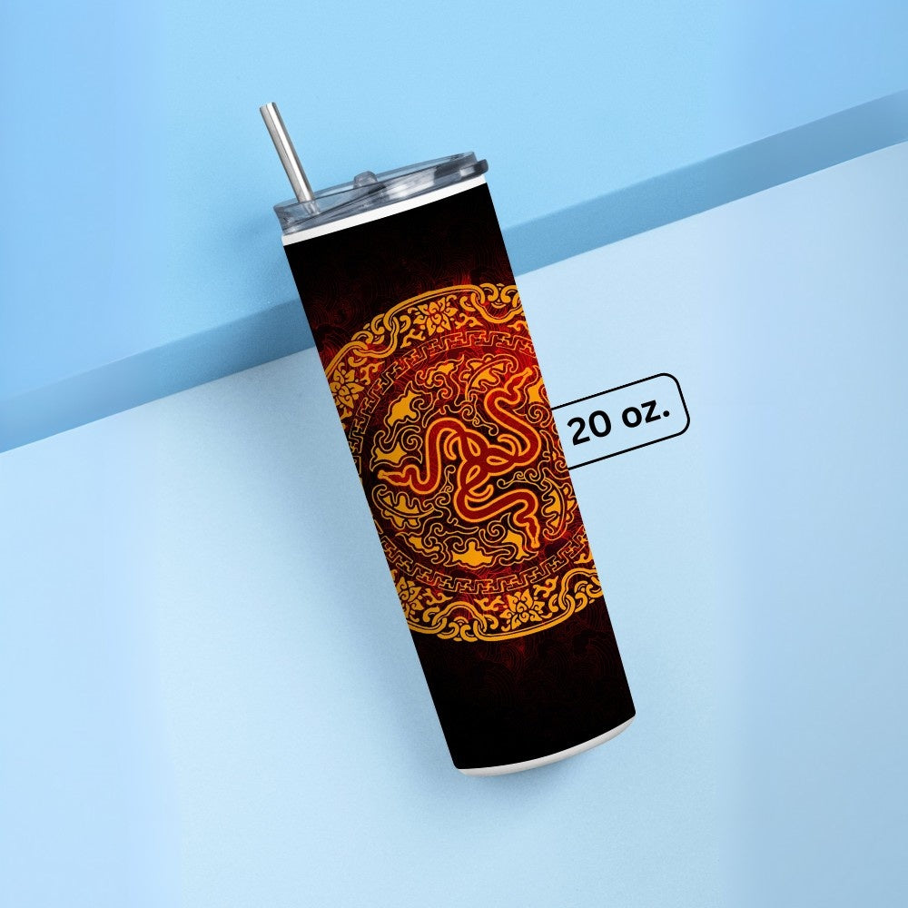 "Year of the Dragon Razer: Anime" Tumbler with Metal Straw