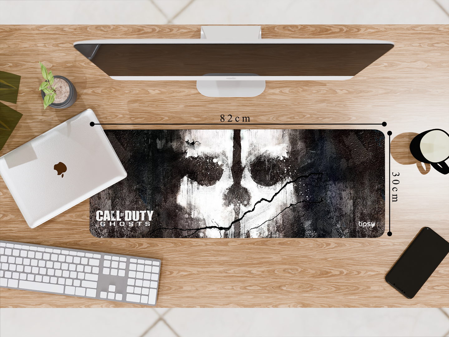 "CALL OF DUTY GHOST- Gaming" Mousepad“ Elevate Your Gaming Experience