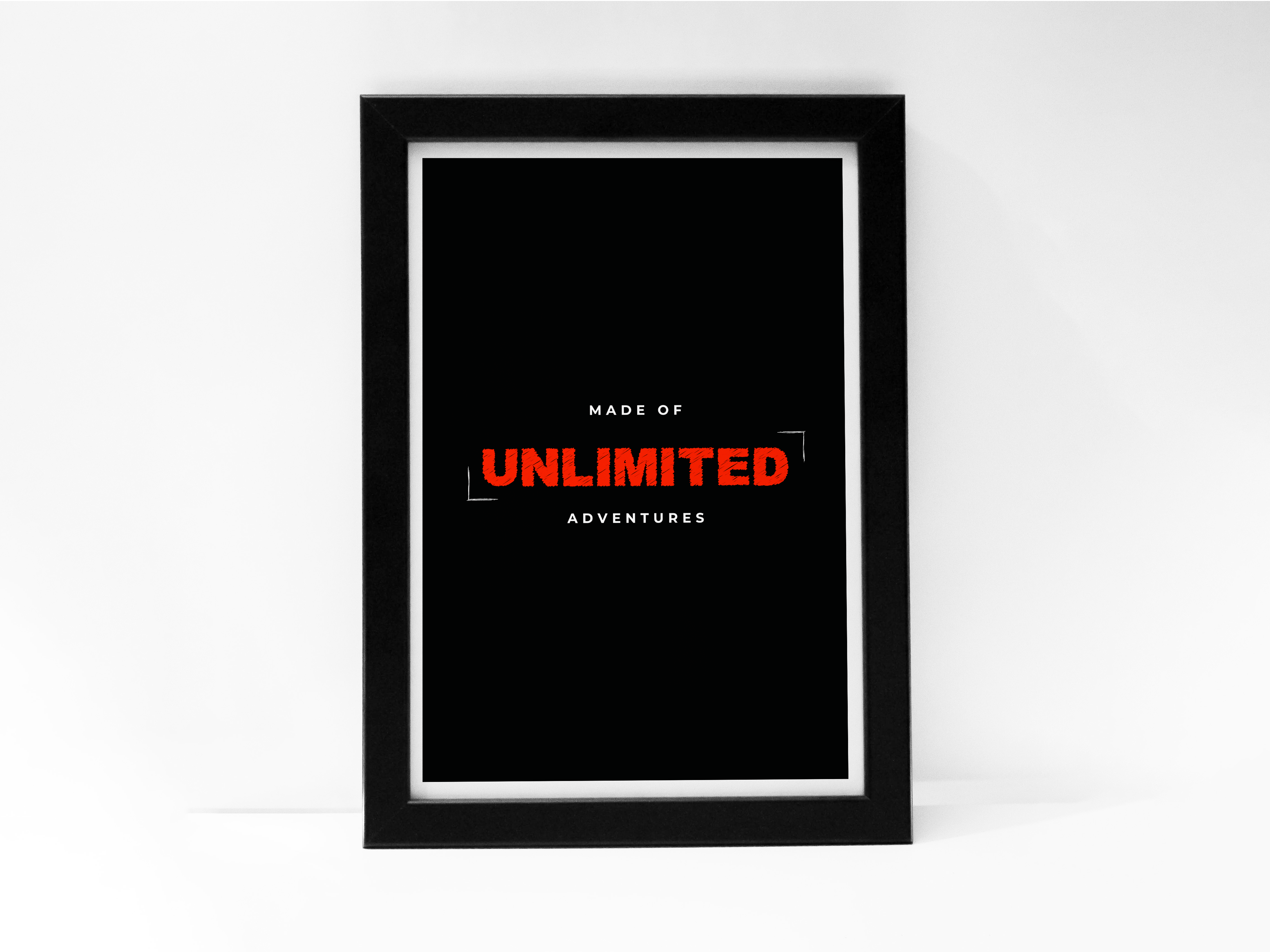 "UNLIMITED ADVENTURES" Poster: Add a Touch of Personality to Your Space