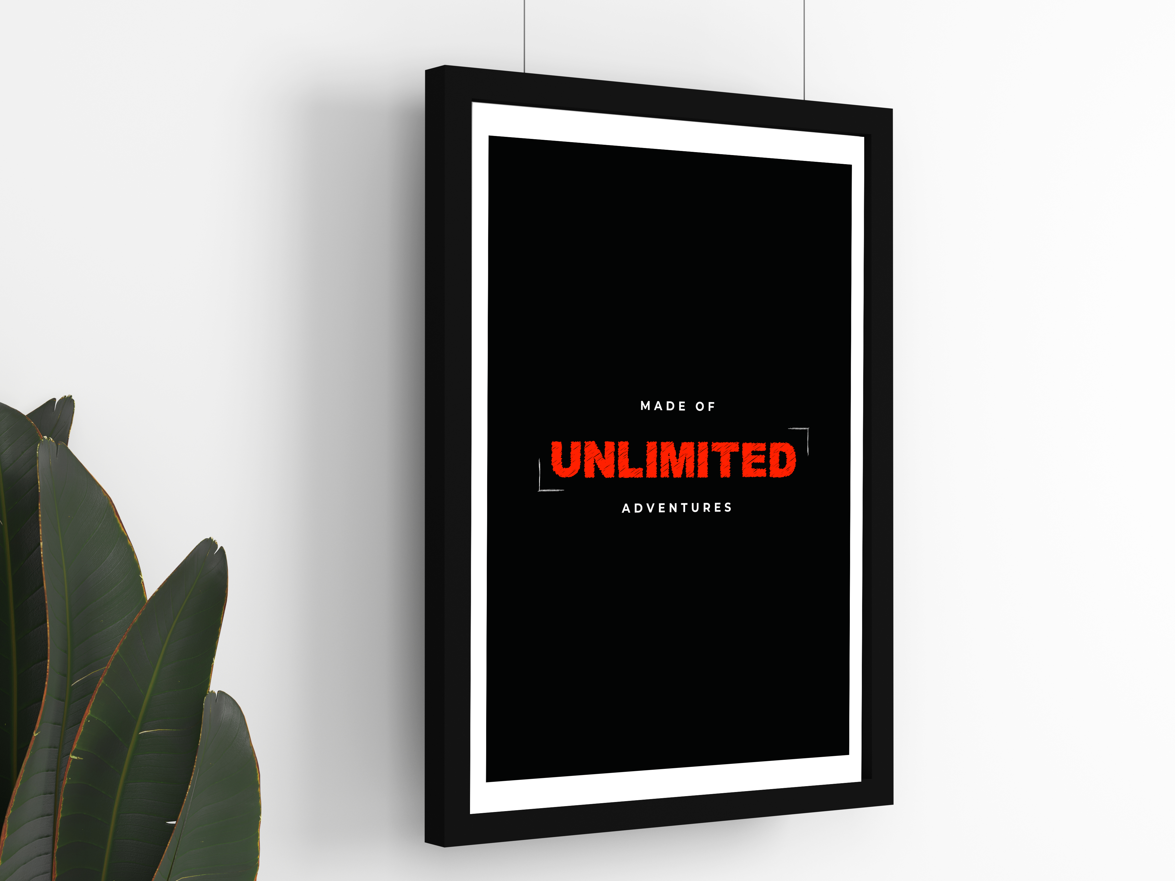"UNLIMITED ADVENTURES" Poster: Add a Touch of Personality to Your Space