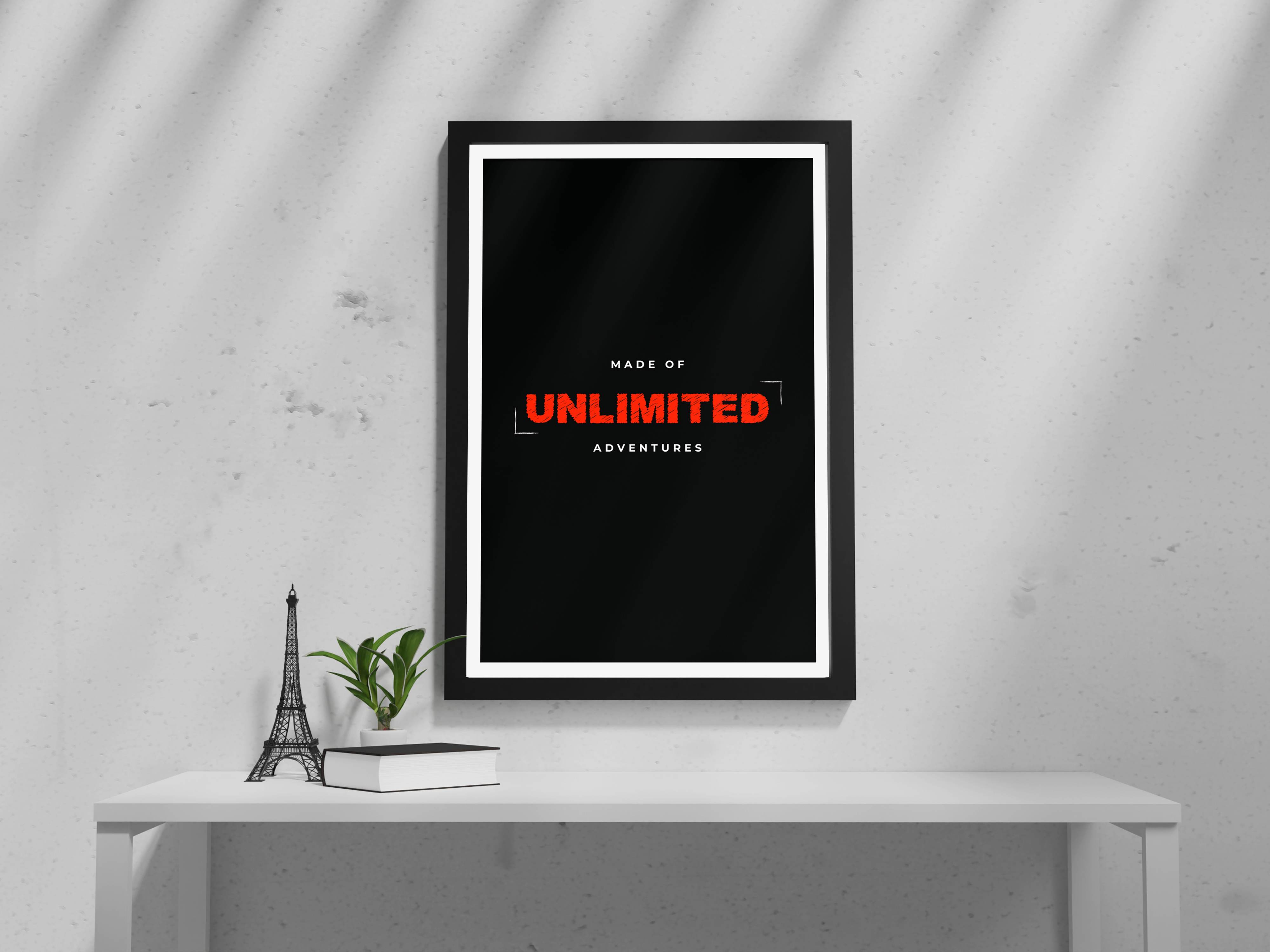 "UNLIMITED ADVENTURES" Poster: Add a Touch of Personality to Your Space