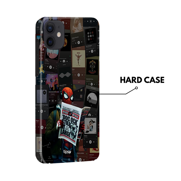 "SPIDERMAN PLAYLIST" -Mobile Covers Shock Resistant, Slim & Stylish Cases