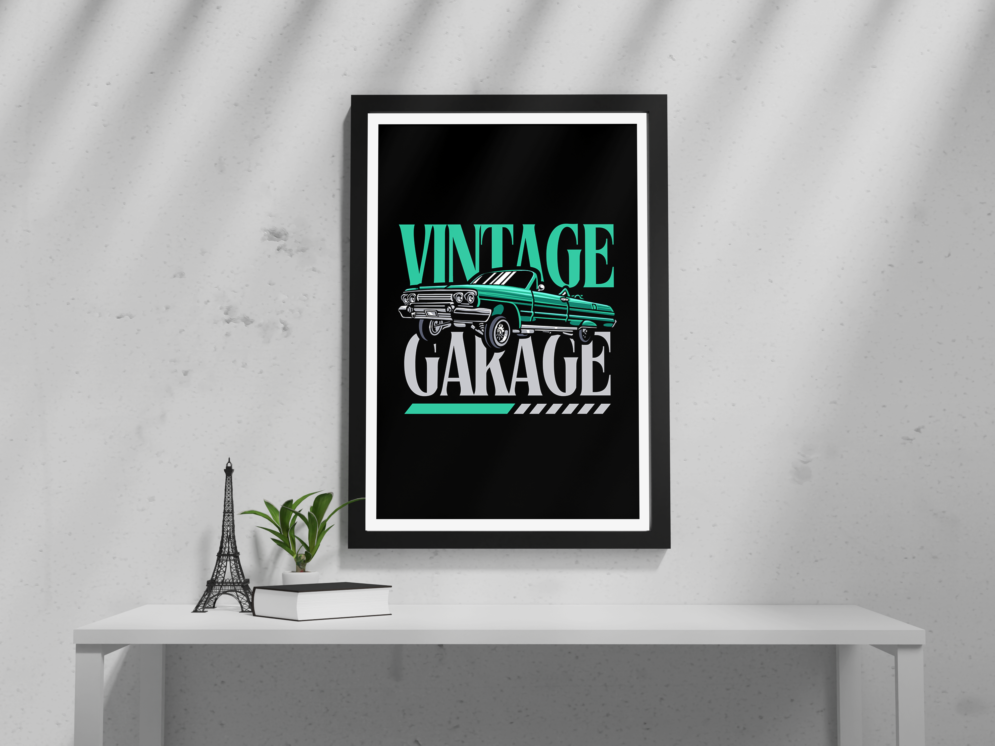 "VINTAGE: CAR LOVERS" Poster: Add a Touch of Personality to Your Space