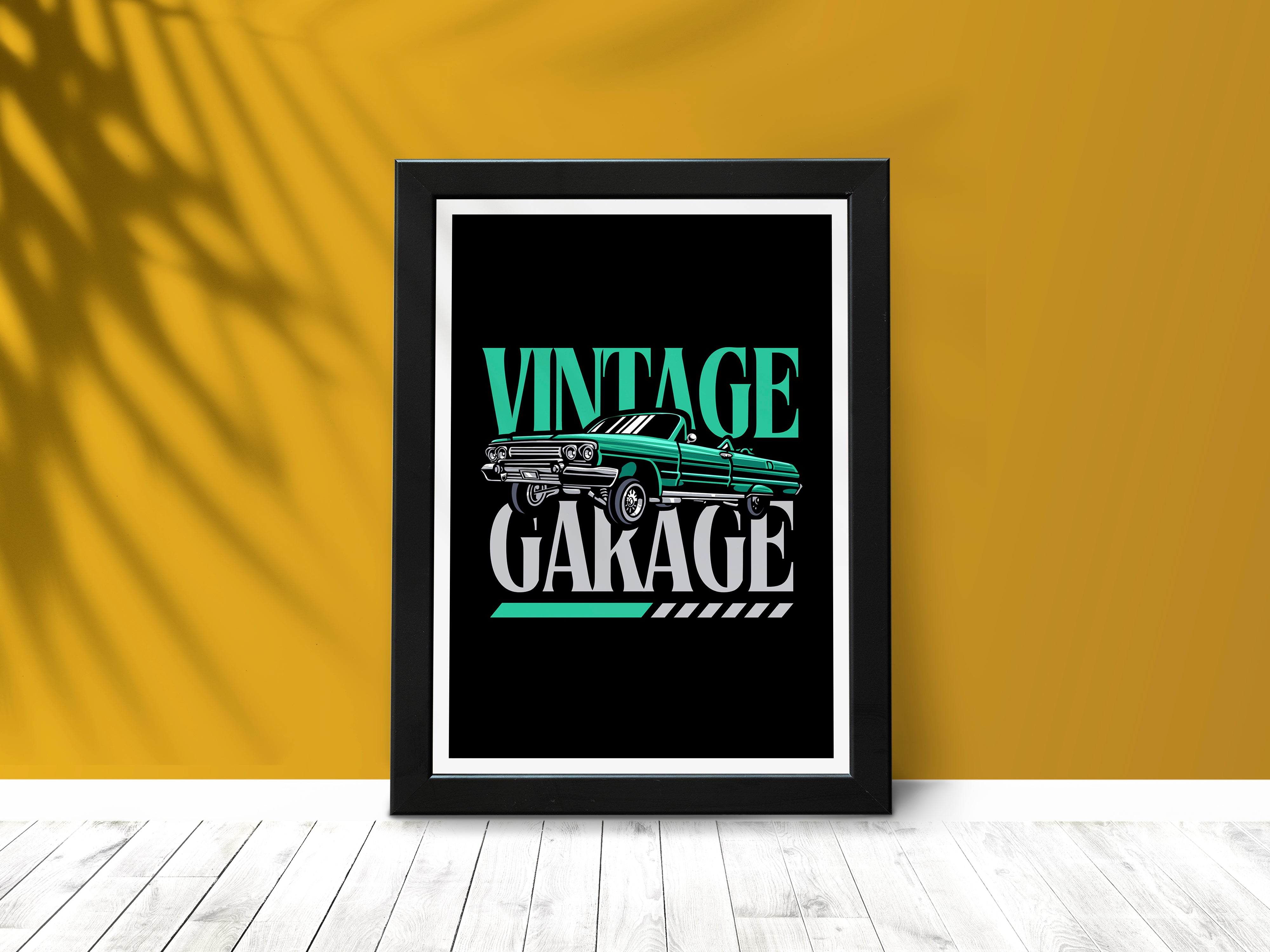 "VINTAGE: CAR LOVERS" Poster: Add a Touch of Personality to Your Space