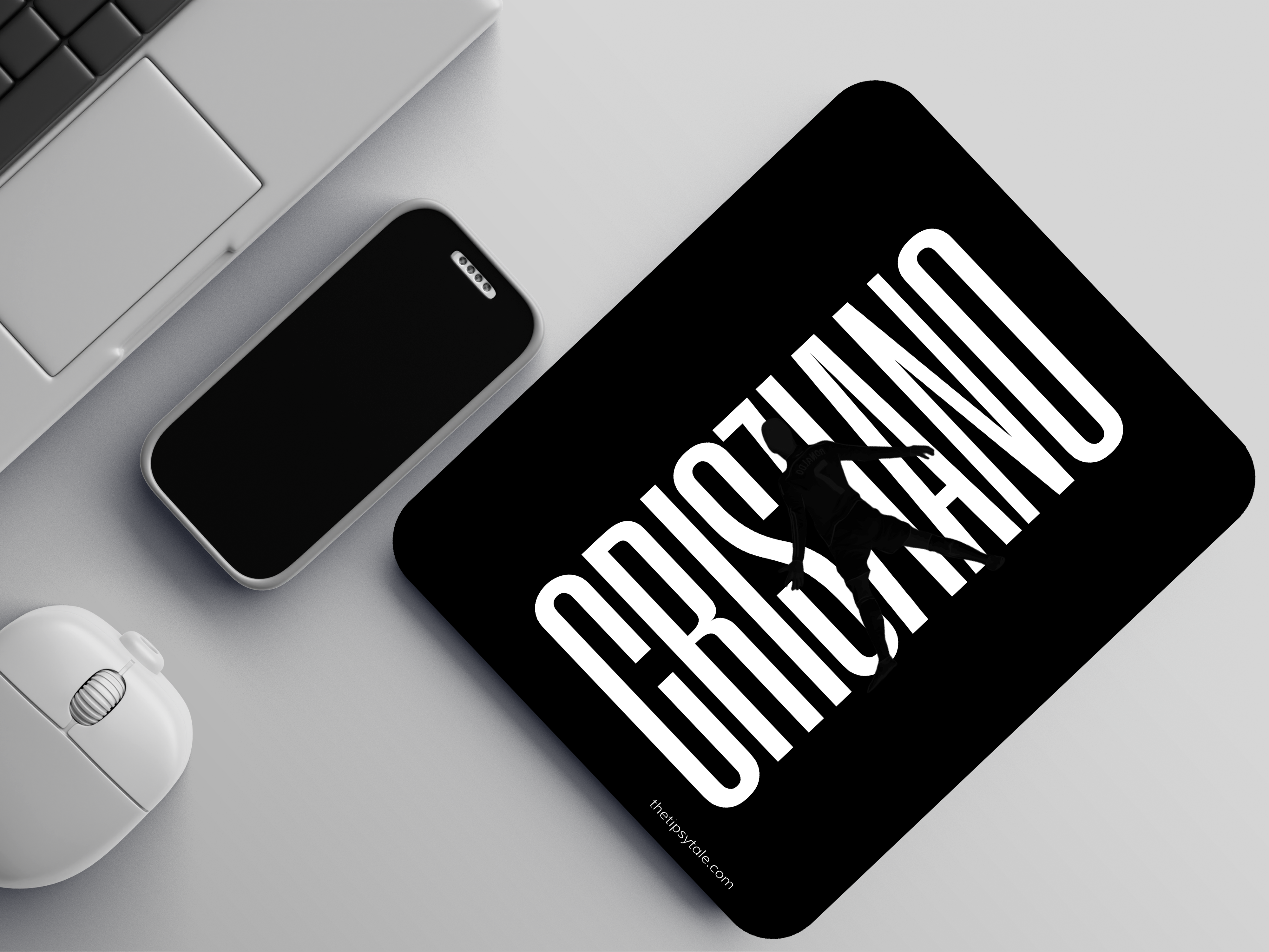 "Cristiano Ronaldo: The Legend" Mousepad Enhance Your Workspace with Style