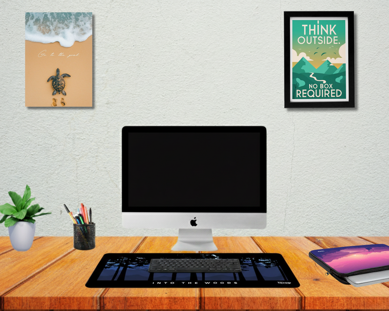 A Gift That Matches Their Energy -Nature Vibe- Poster + Deskmat + Laptop Sleeves (COMBO)