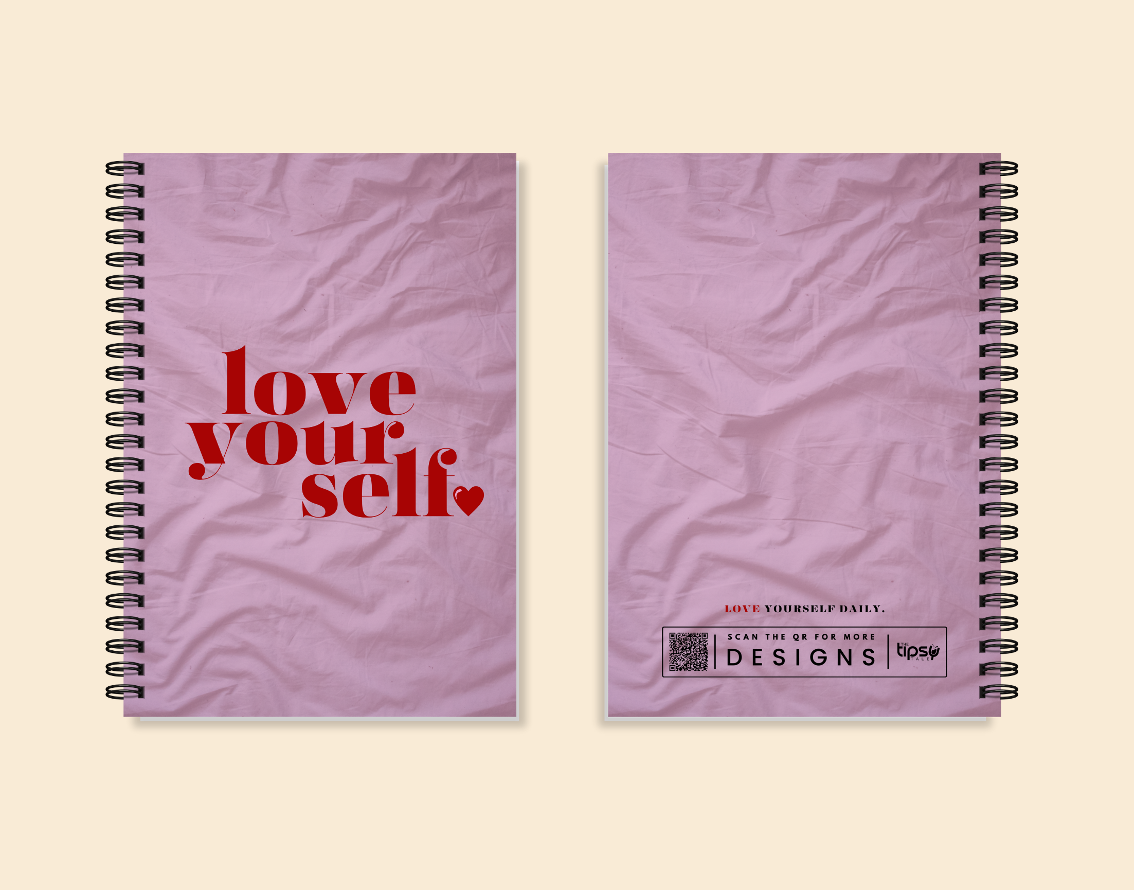 "LOVE YOURSELF" – Elegant & Inspiring Diary for Daily Reflection