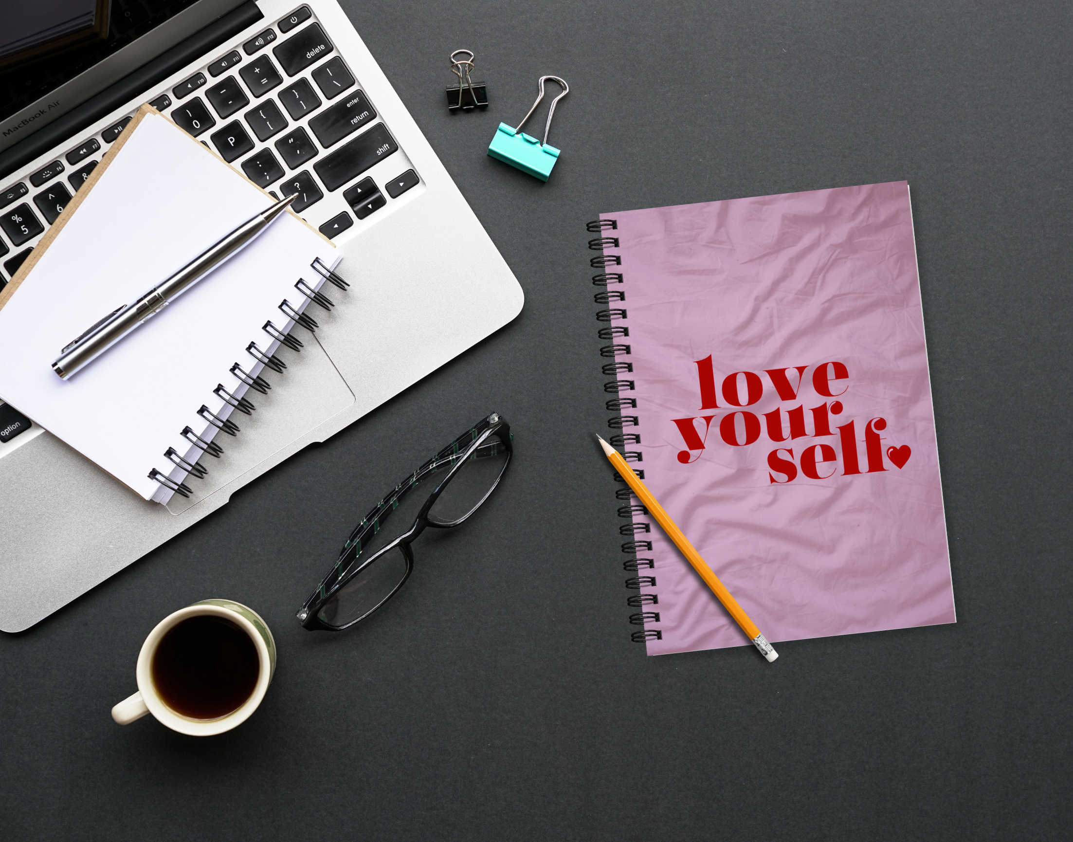 "LOVE YOURSELF" – Elegant & Inspiring Diary for Daily Reflection