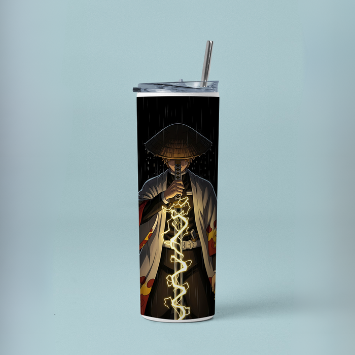"ZENITSU AGATSUMA - ANIME" Tumbler with Metal Straw