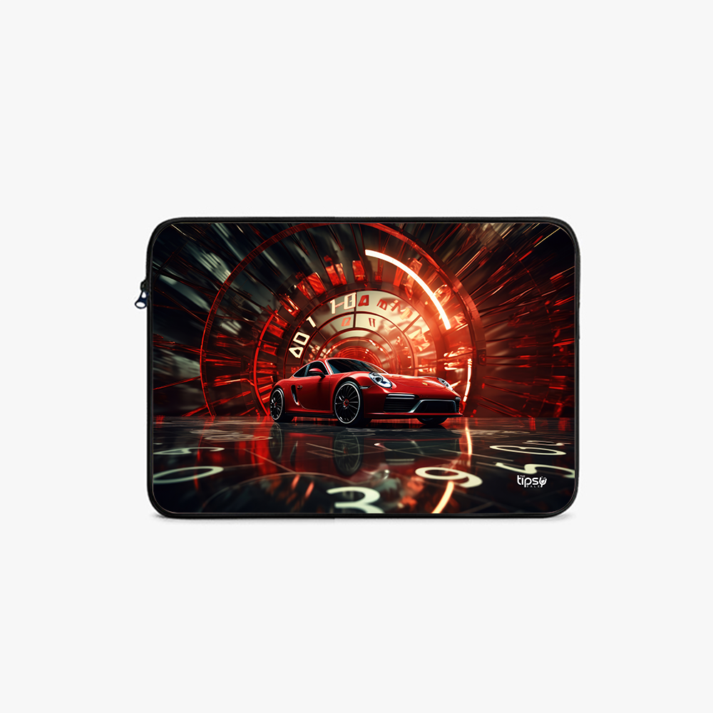 "911 PORSCHE - RETRO" Laptop Sleeves:Bold Modern Design for Every Size
