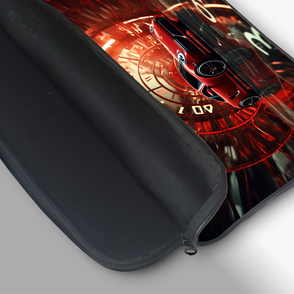 "911 PORSCHE - RETRO" Laptop Sleeves:Bold Modern Design for Every Size