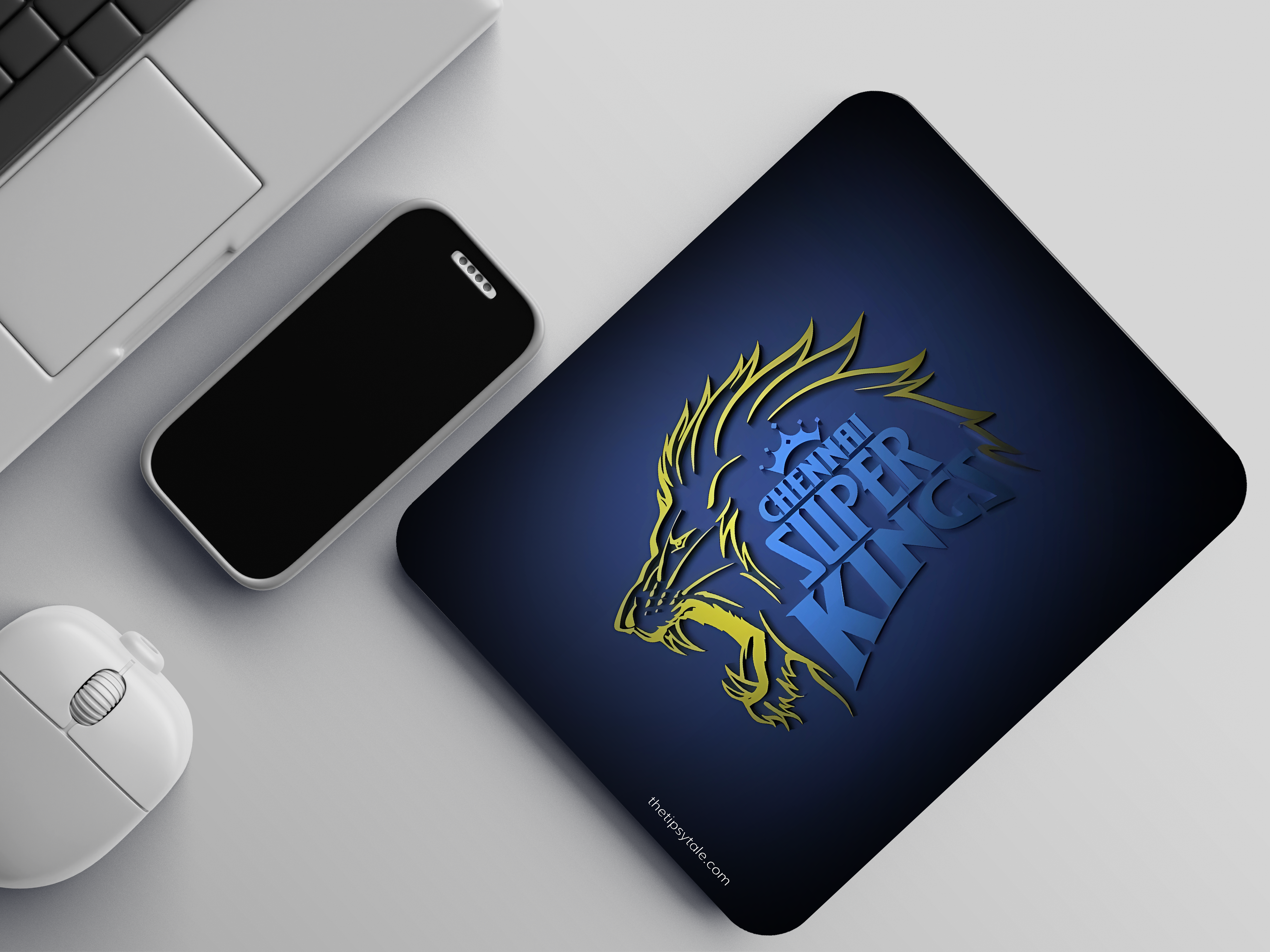 "CSK:ku periya Whistle Adinga" Mousepad Enhance Your Workspace with Style