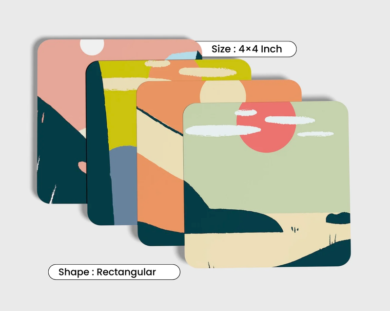 A Gift That Matches Their Energy -Nature Version-Mousepad + Coaster + Poster + Diary (COMBO)