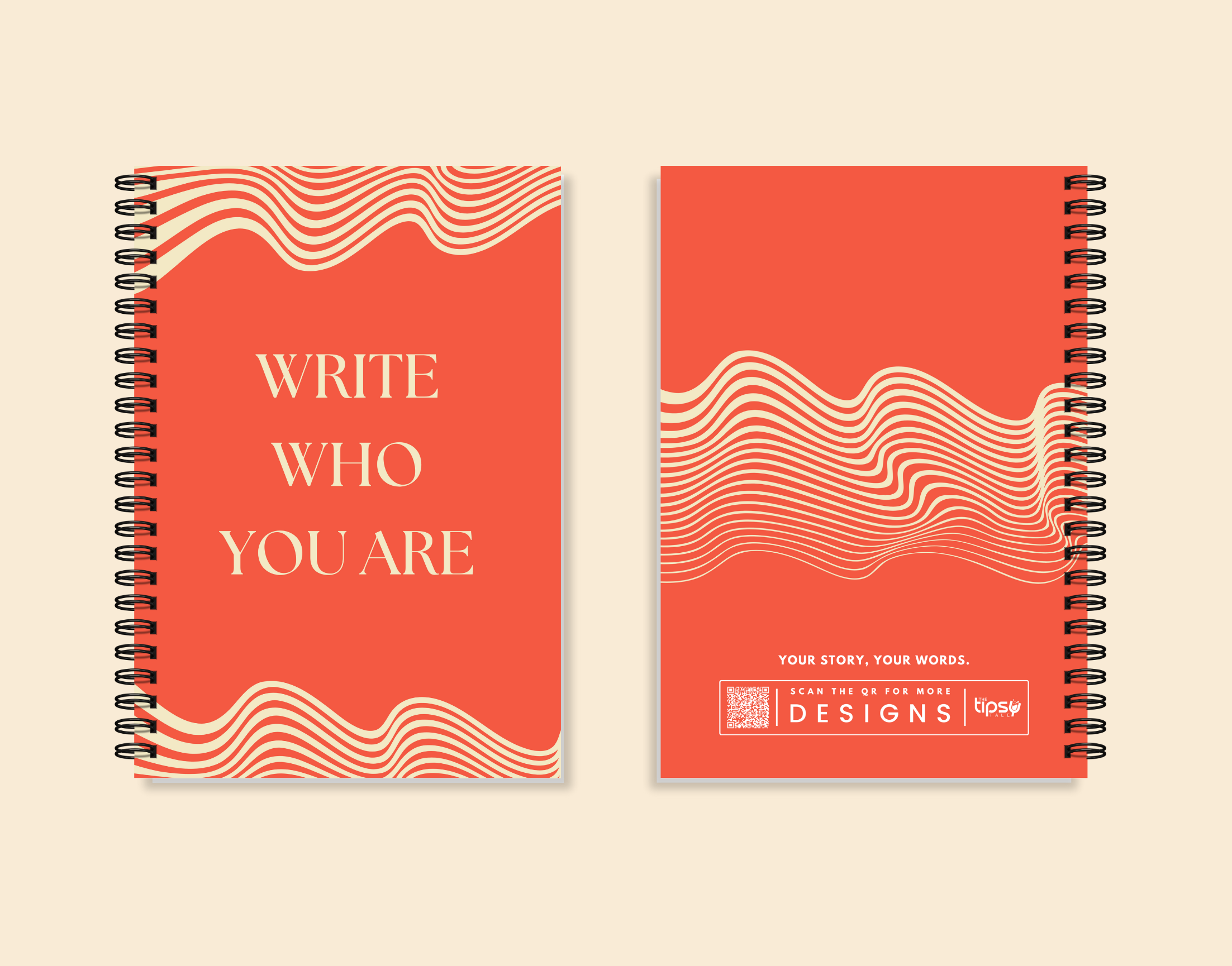 "WRITE WHO YOU ARE" – Elegant & Inspiring Diary for Daily Reflection