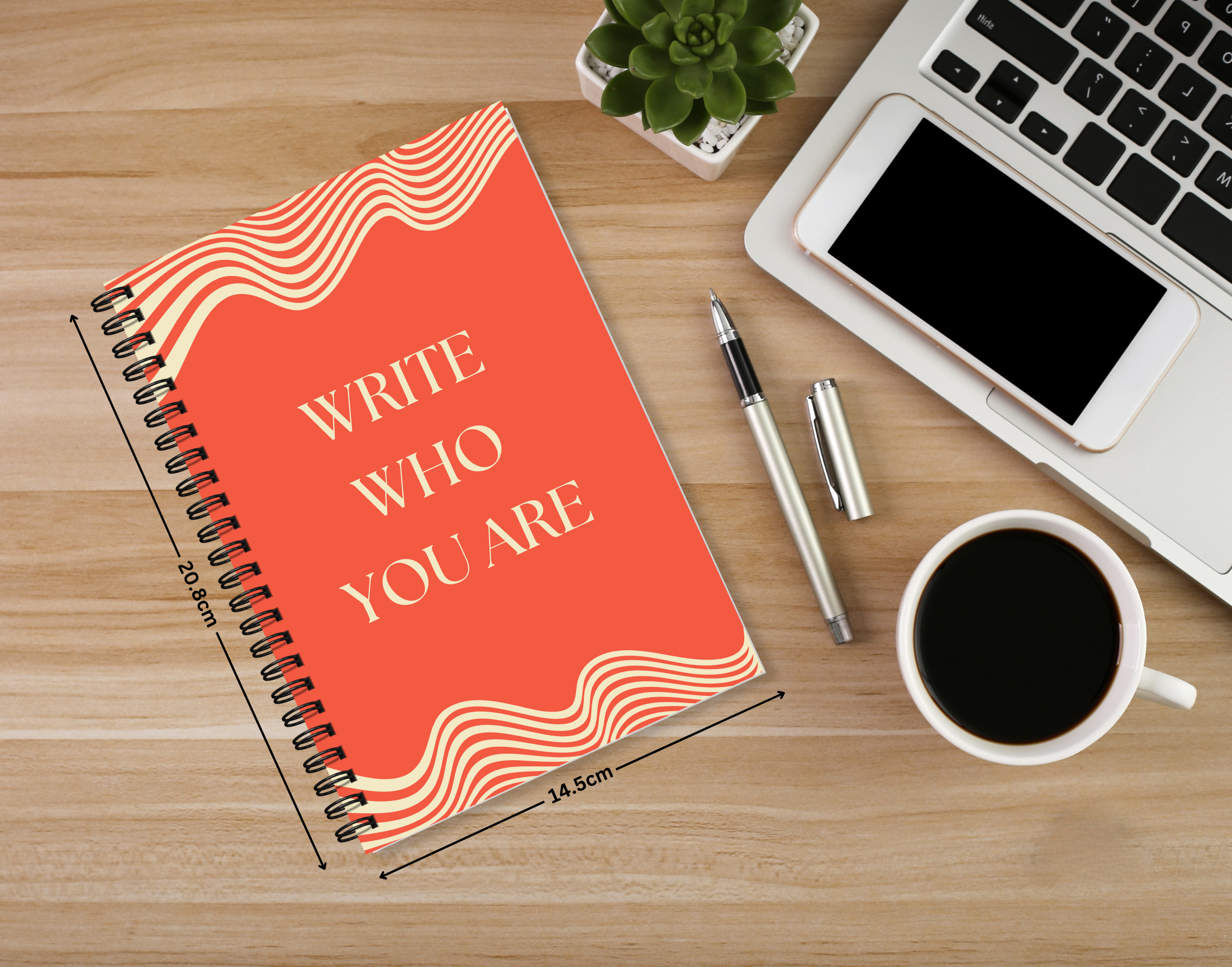 "WRITE WHO YOU ARE" – Elegant & Inspiring Diary for Daily Reflection