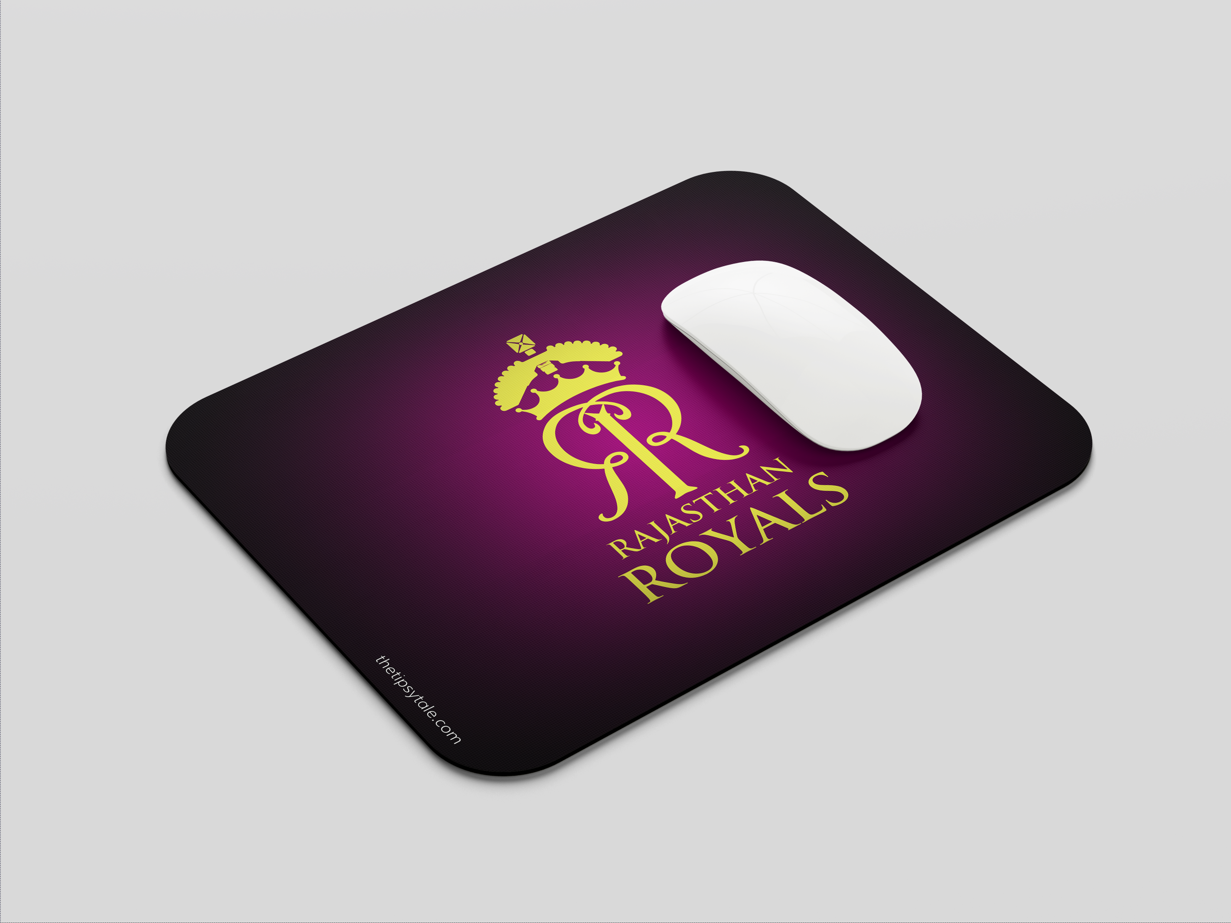 "RAJASTHAN ROYALS:AALA BOL" Mousepad Enhance Your Workspace with Style
